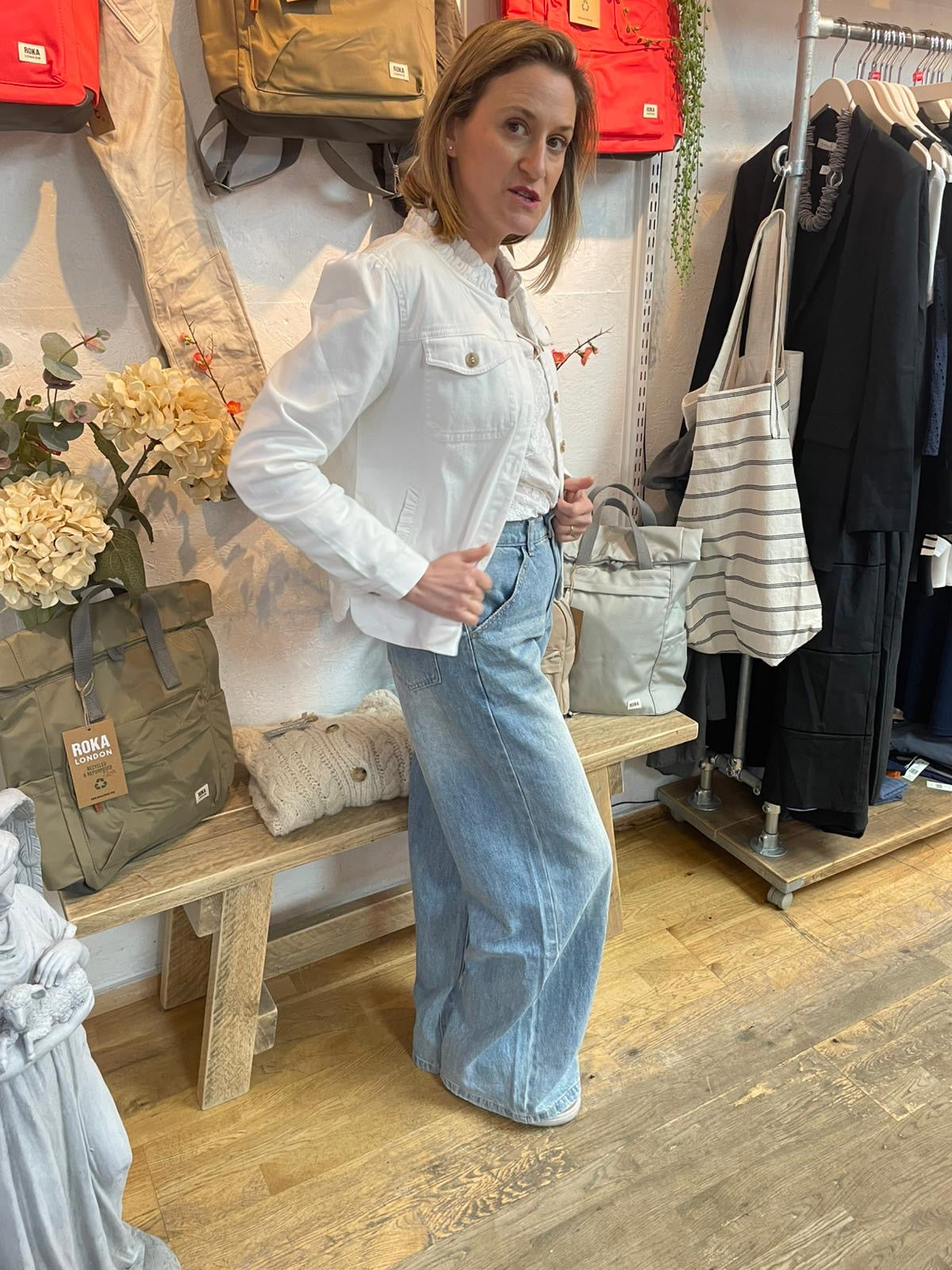 Fifi barrel leg jeans