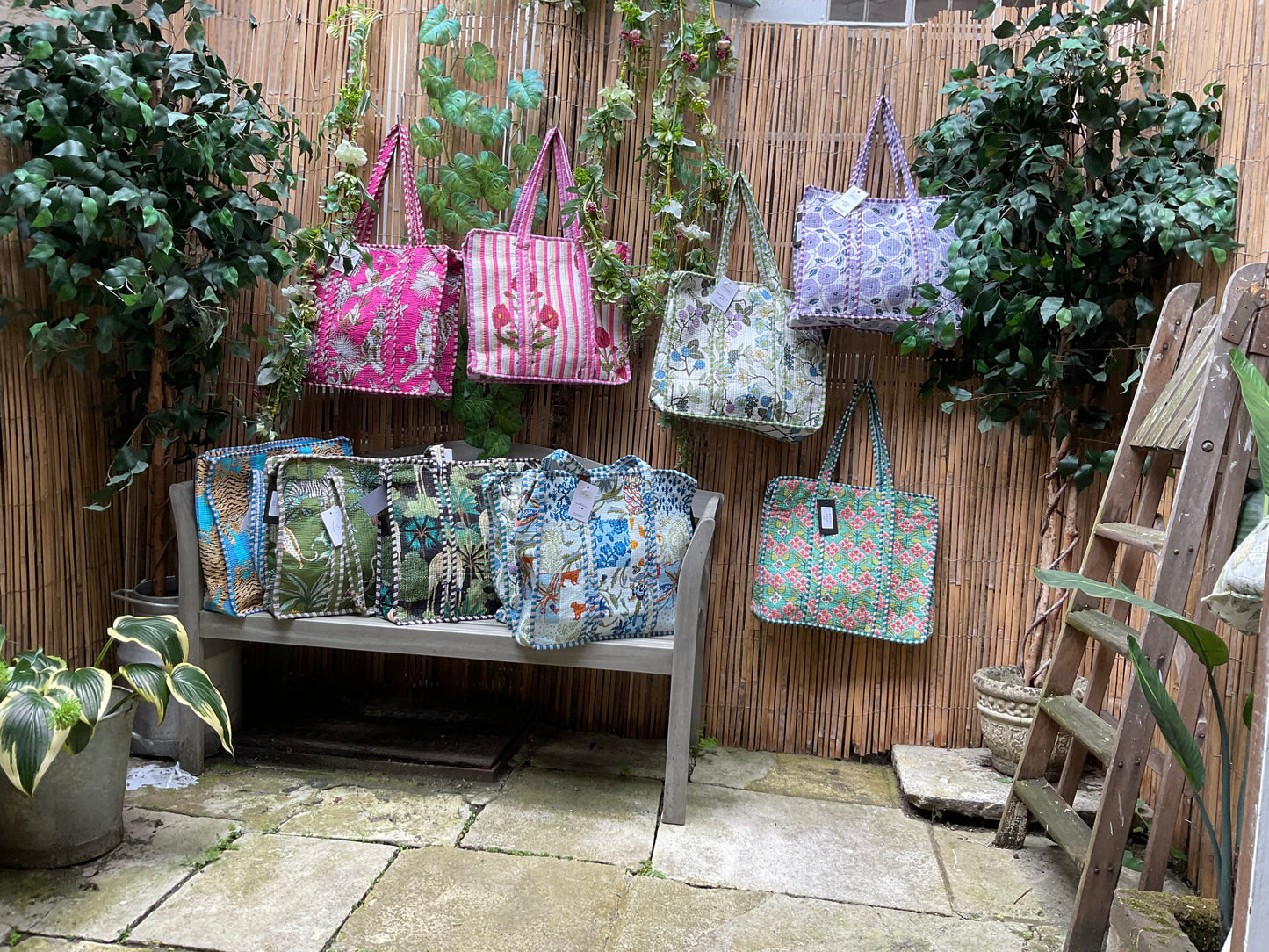 Nw prints in cotton bags