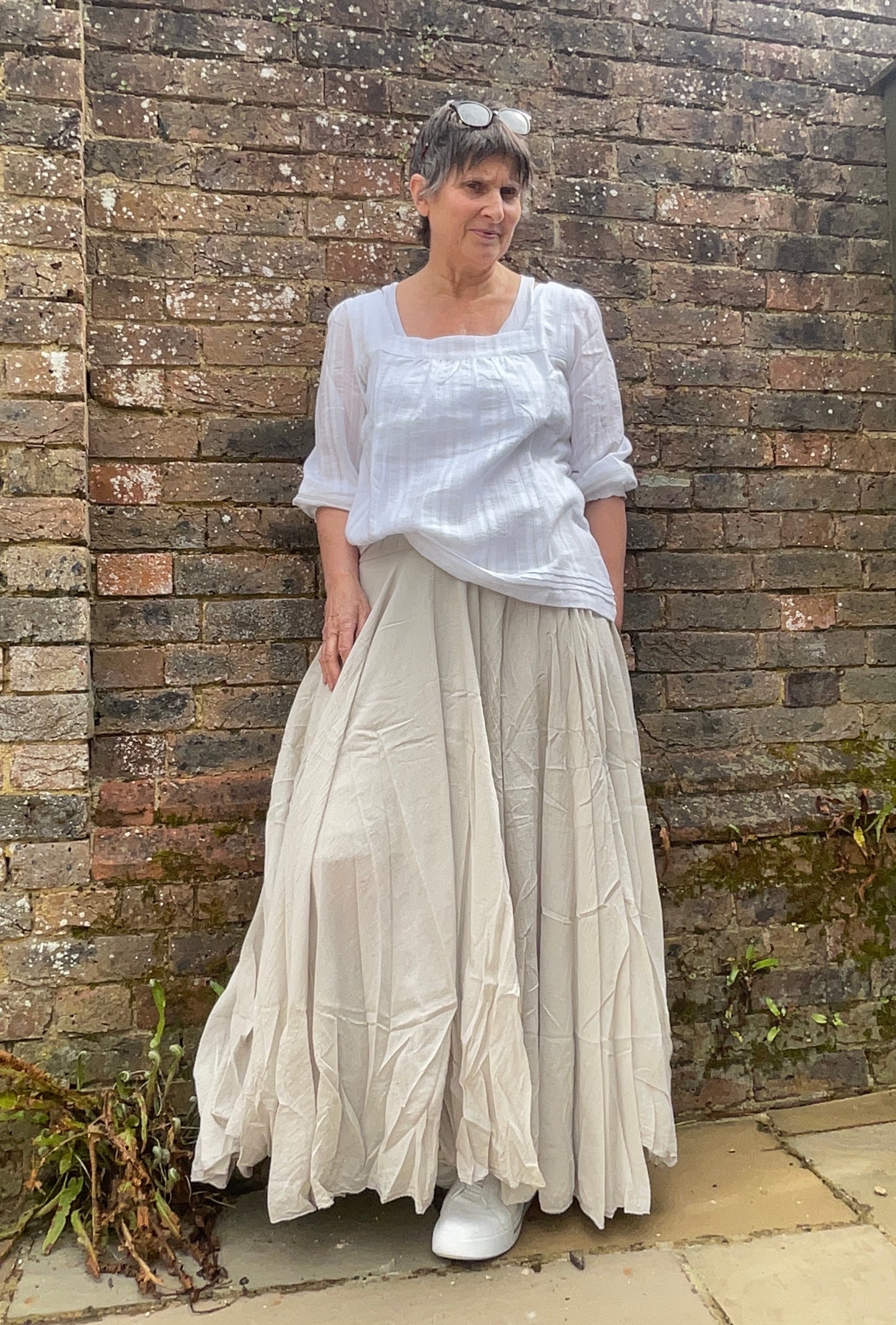 Claire cotton skirt