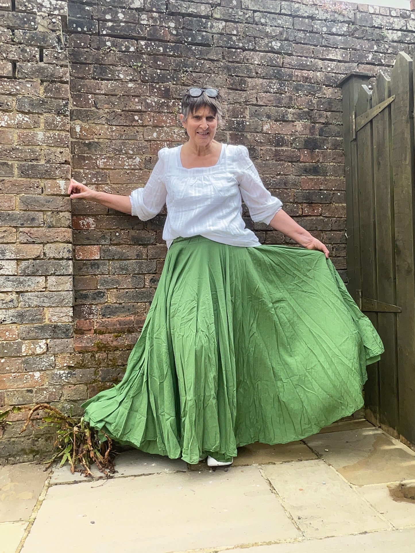Claire cotton skirt