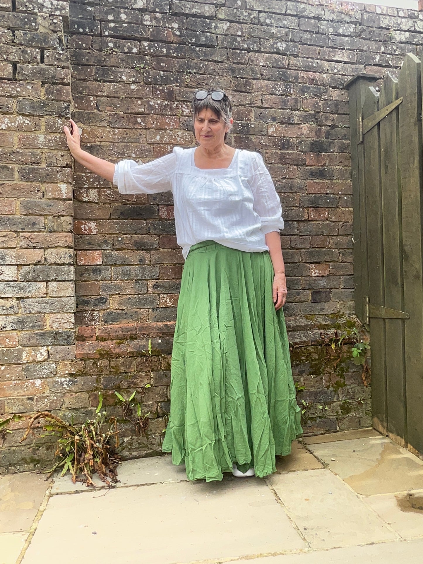 Claire cotton skirt
