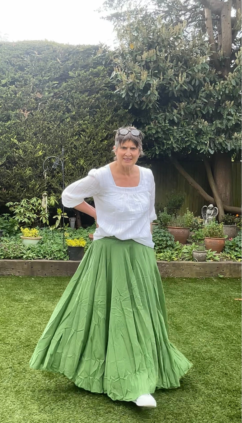 Claire cotton skirt