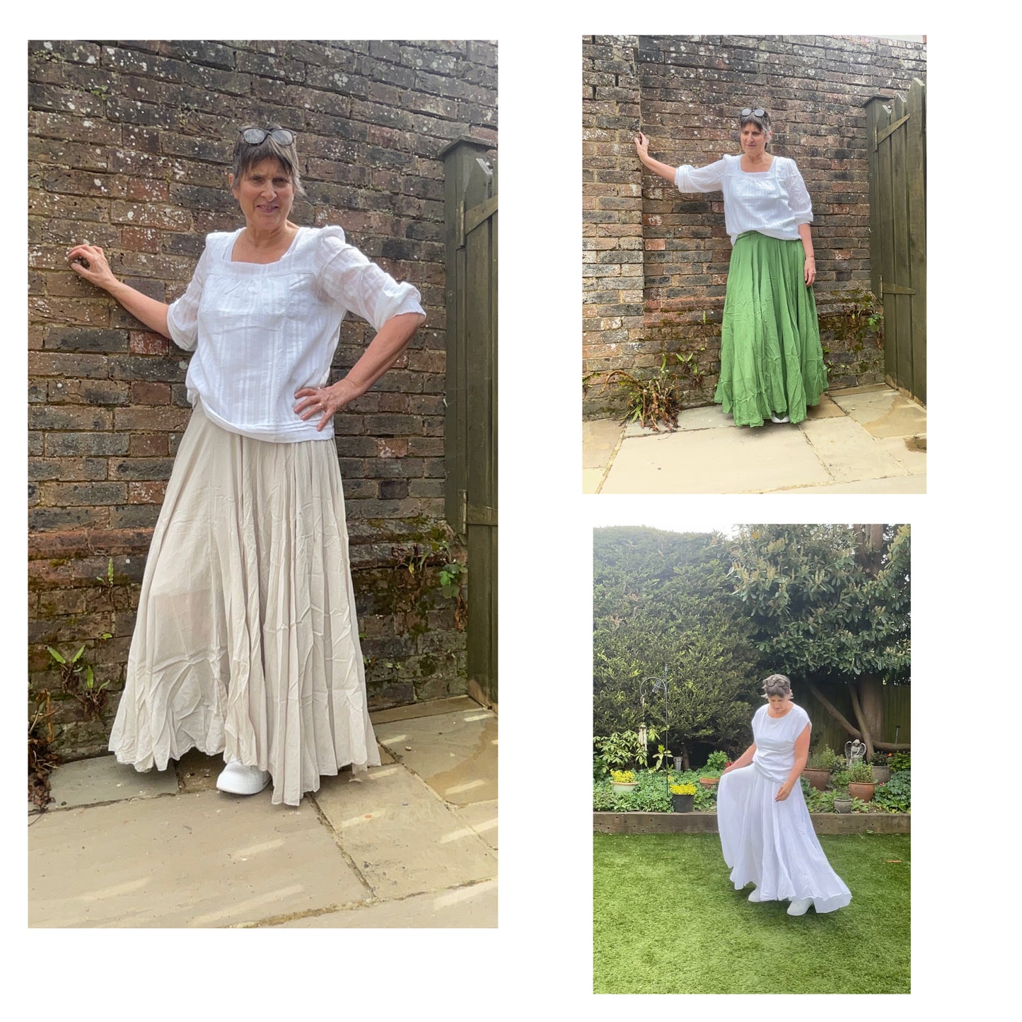 Claire cotton skirt