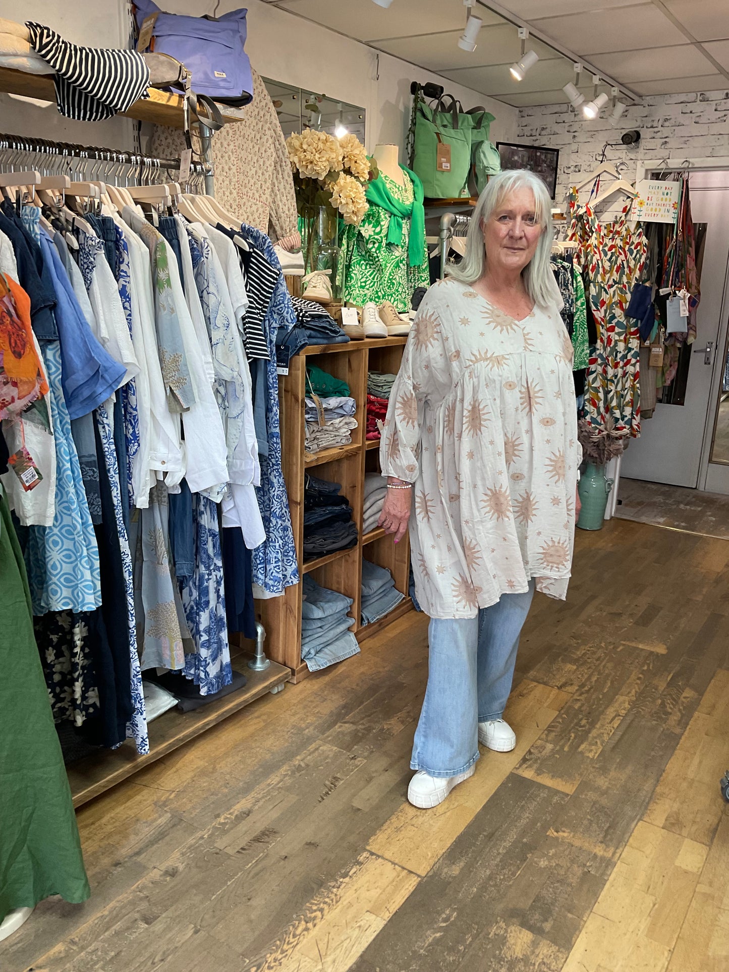 Sun moon tunic