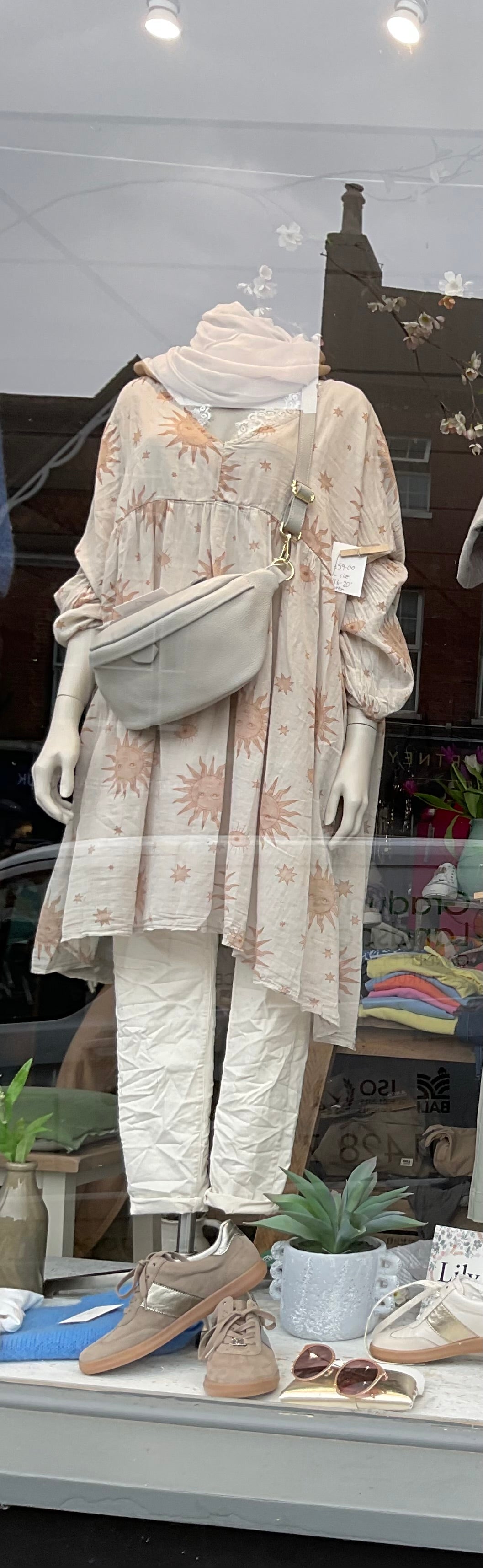 Sun moon tunic