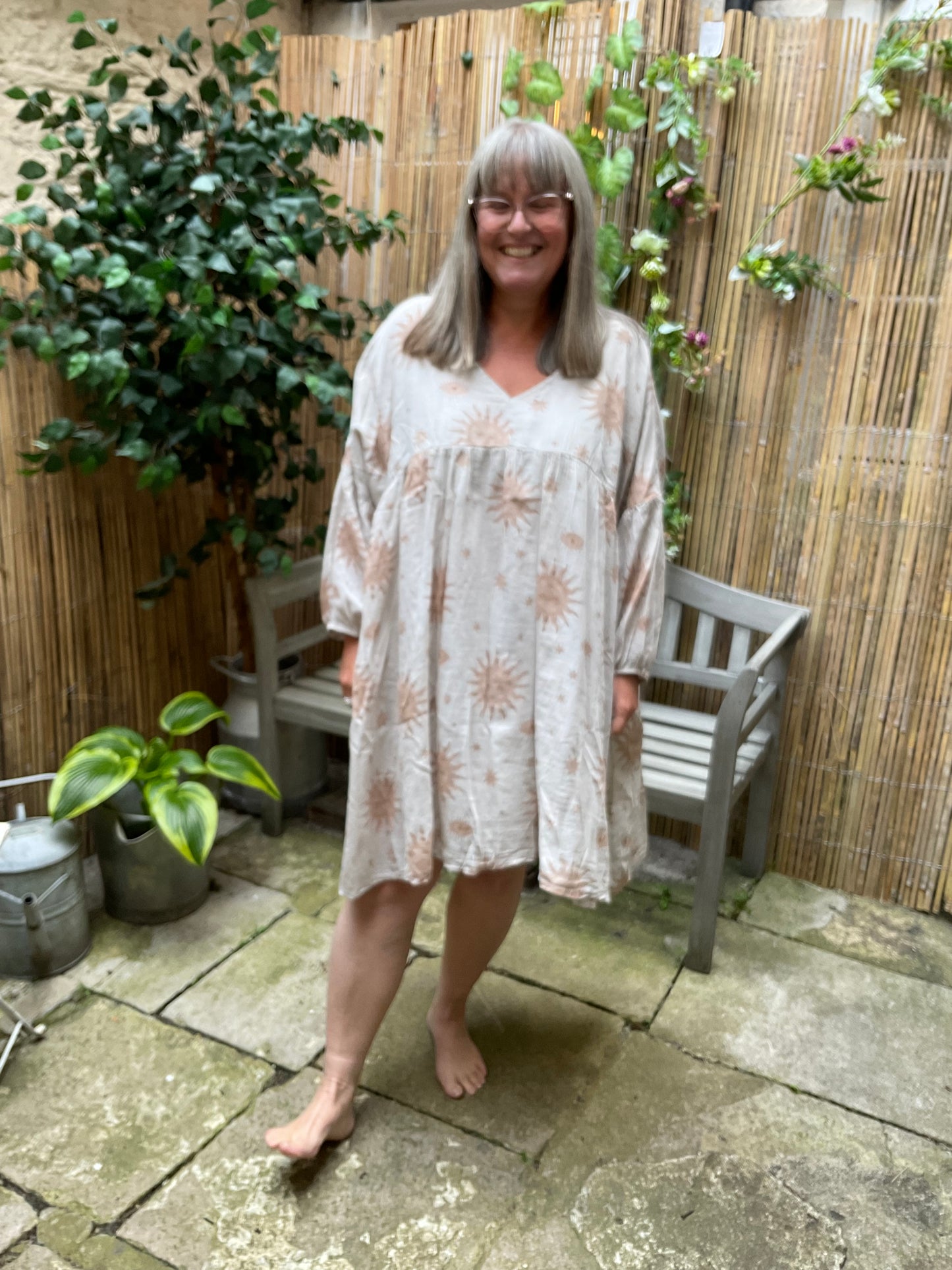Sun moon tunic