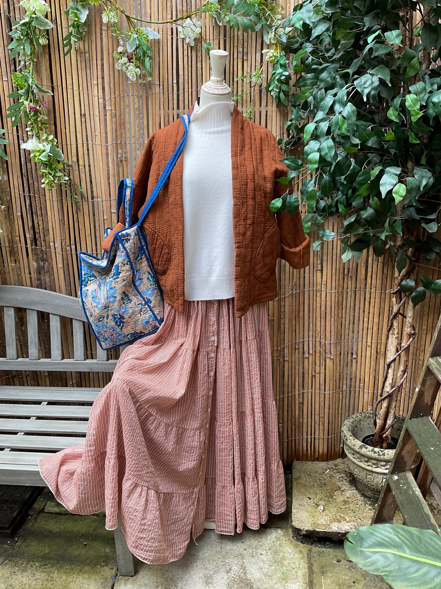Styling our cotton quilted jacket