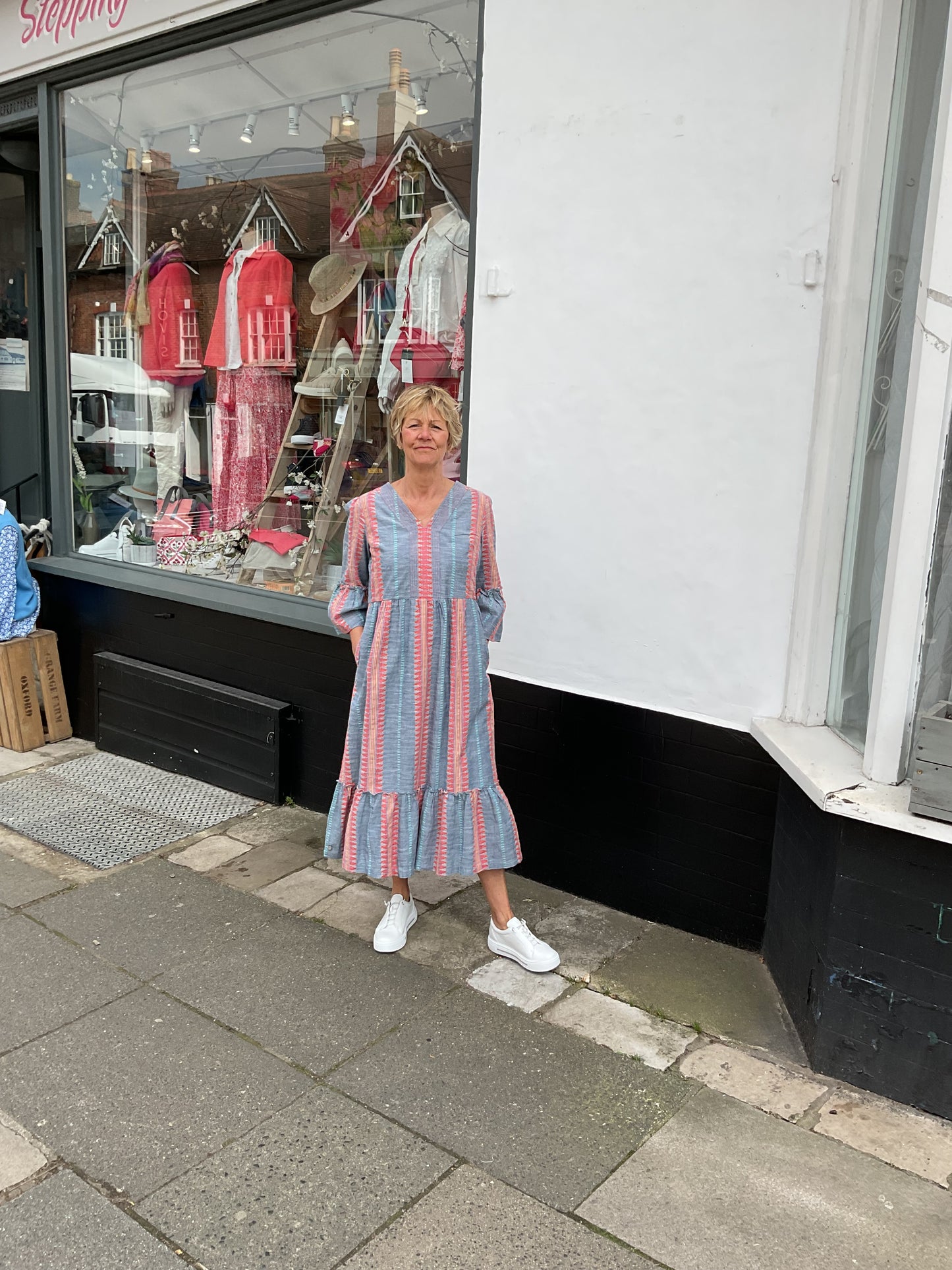 Shore cotton dress