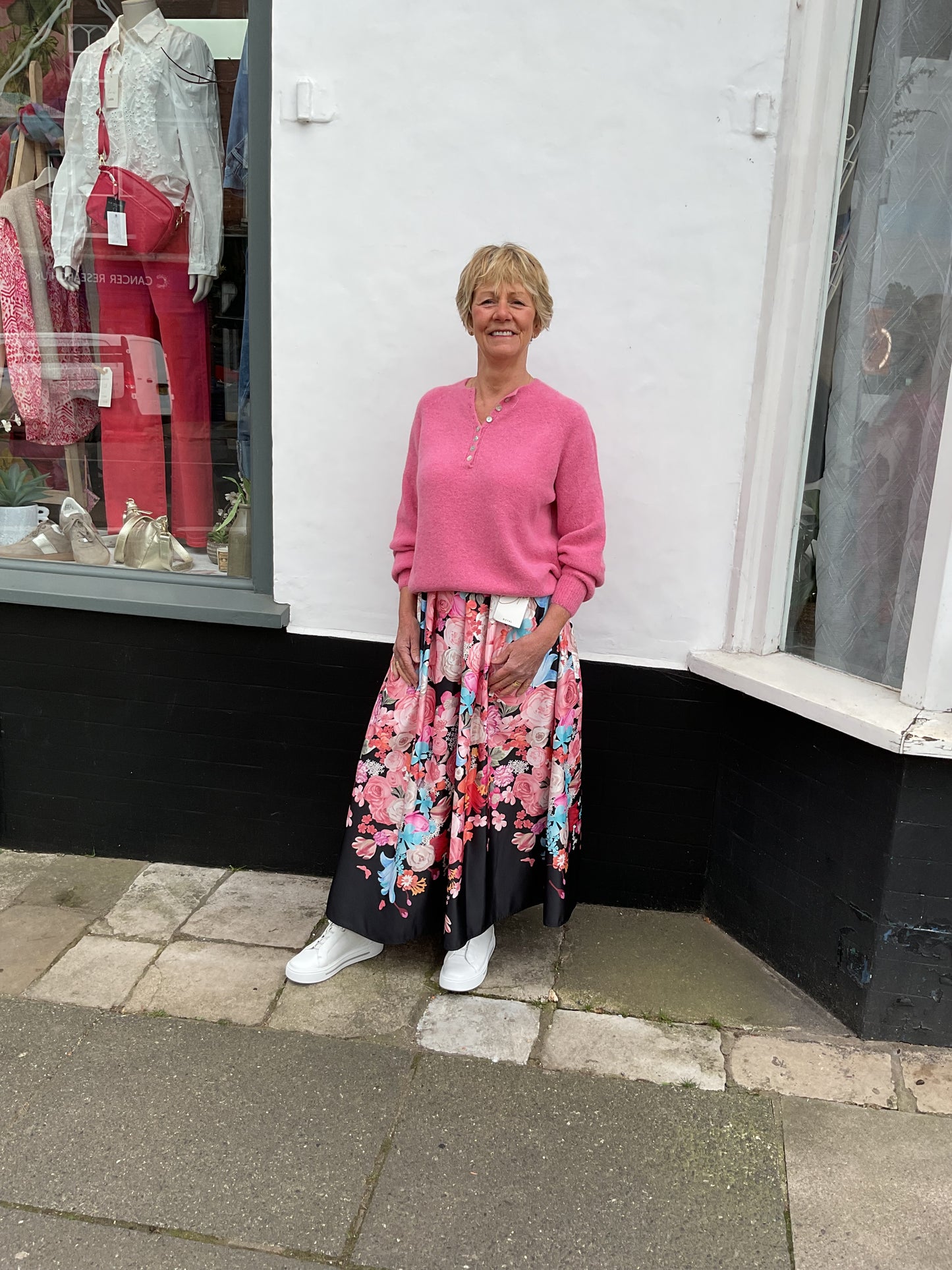 Flora floral skirt