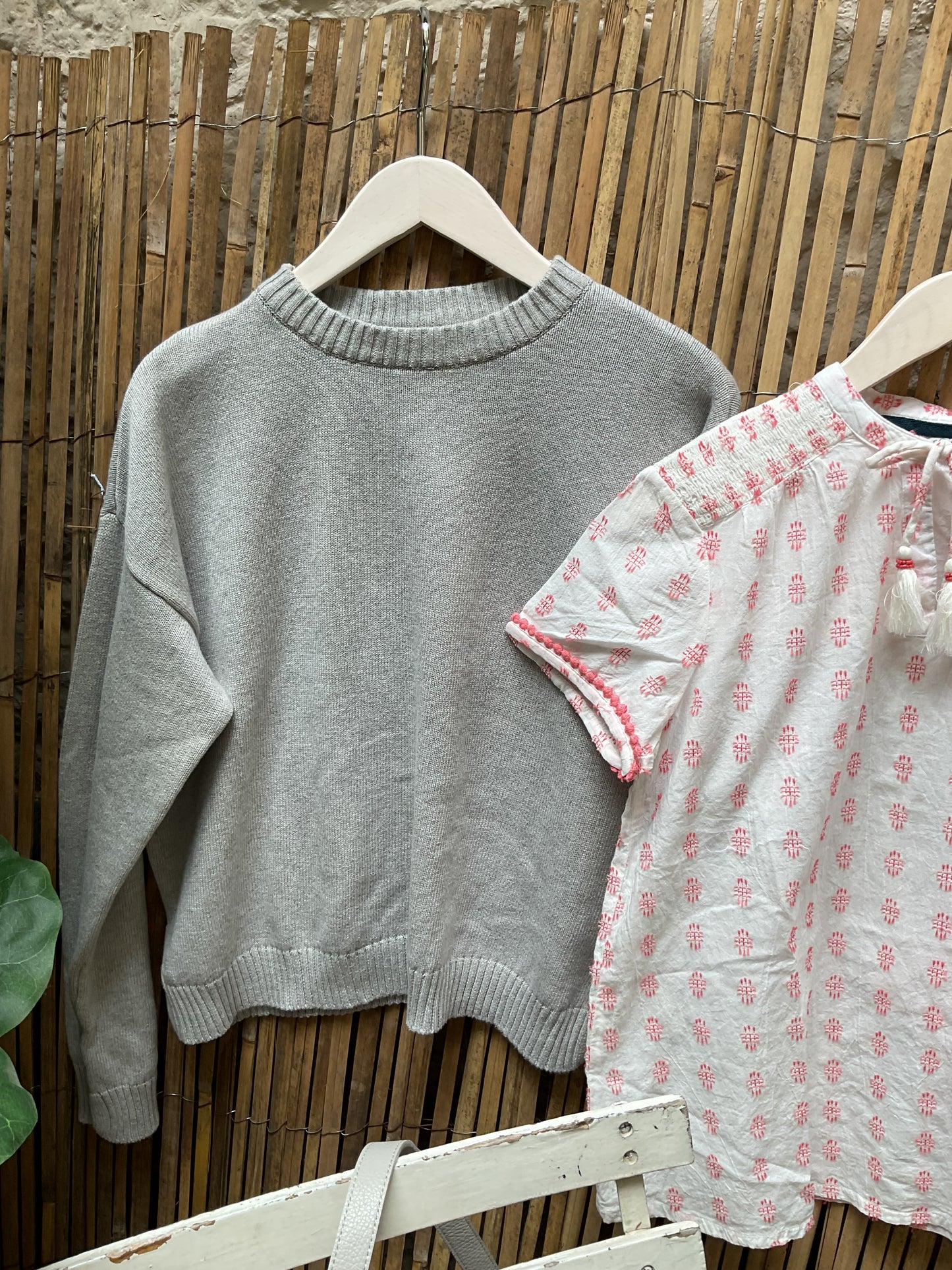 Gabby grey cotton knit