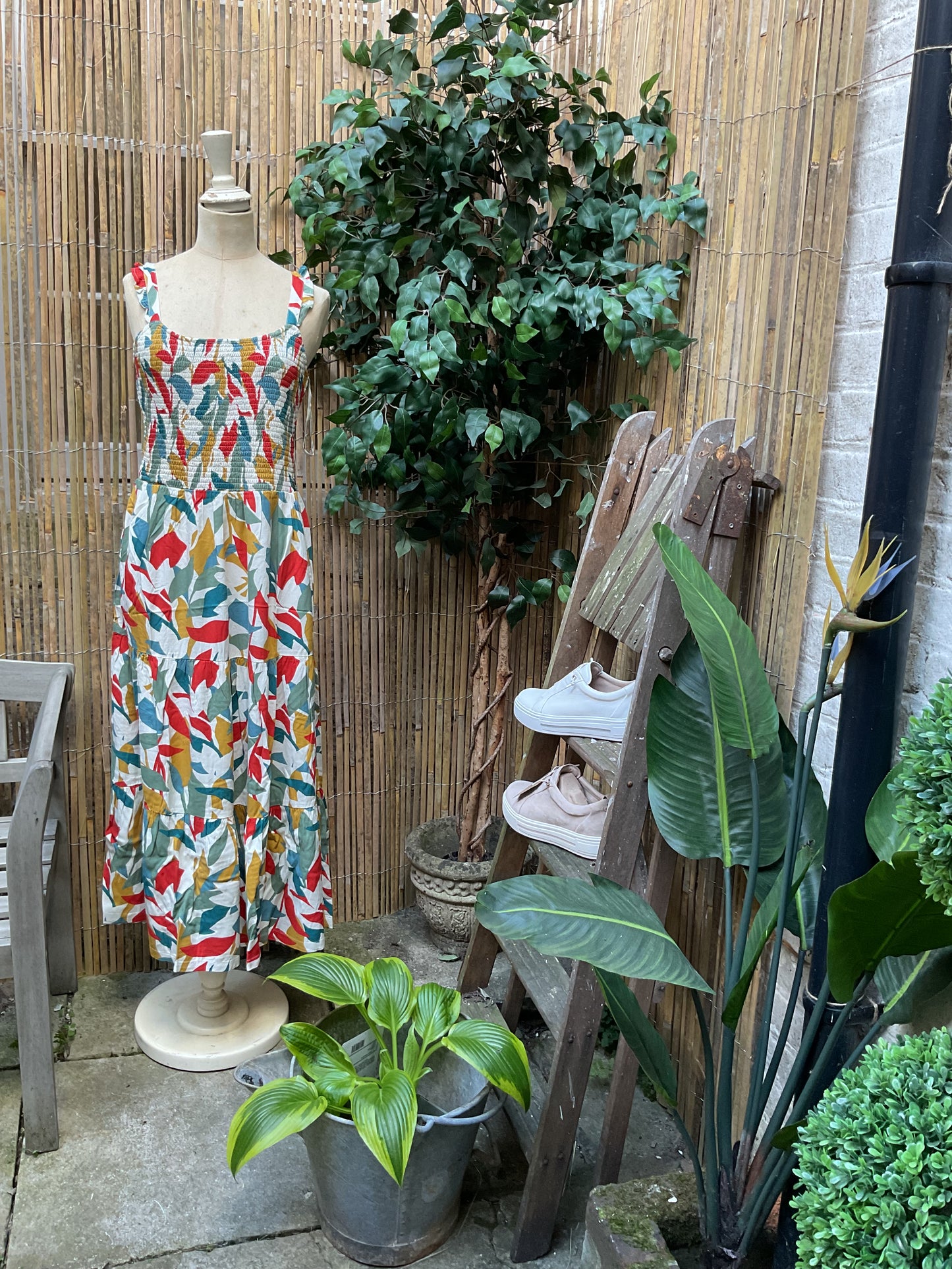 Falling leaves dress