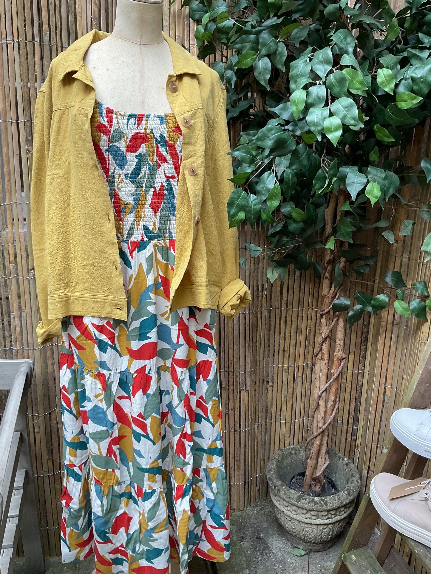 Falling leaves dress