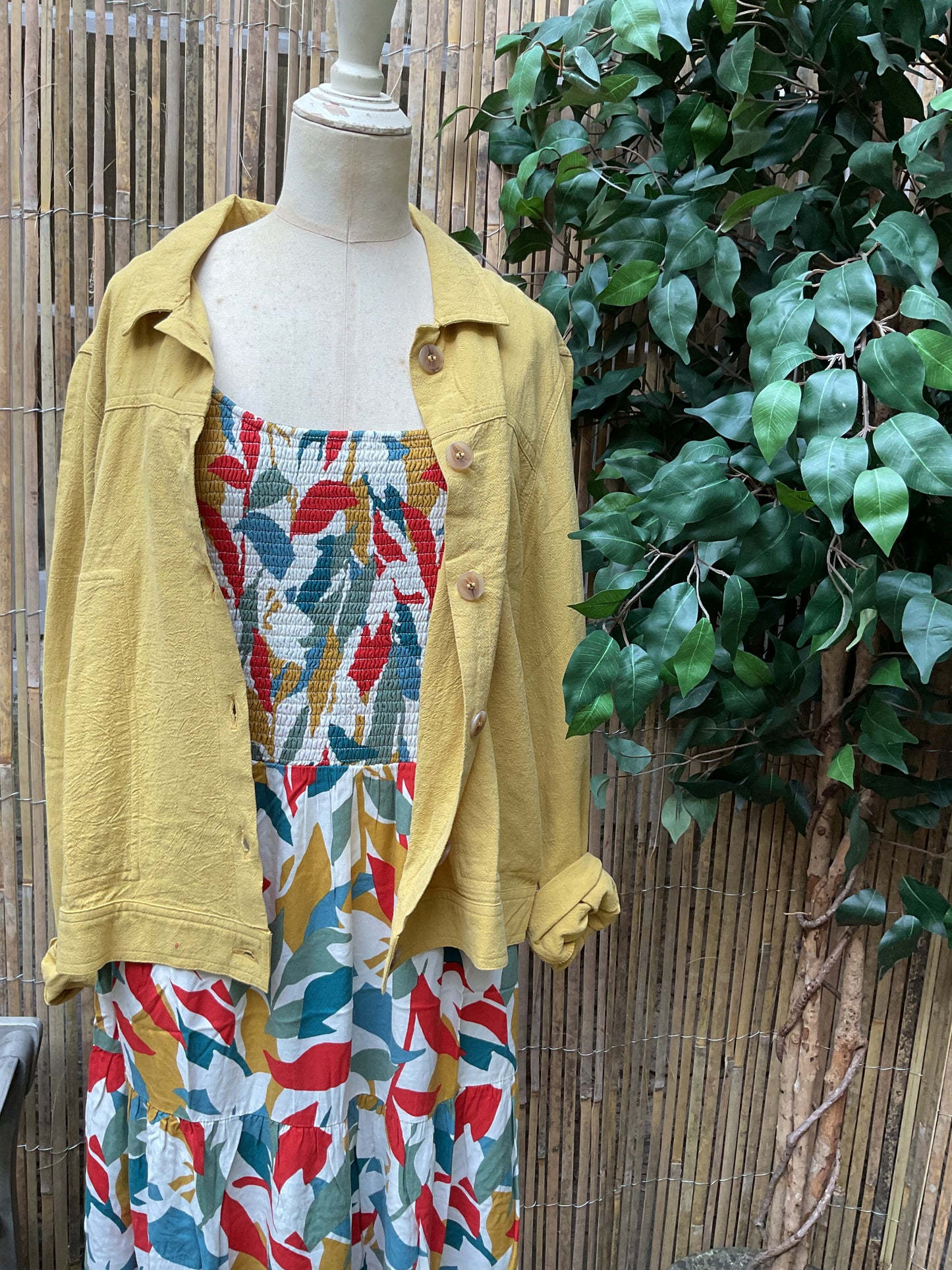 Falling leaves dress