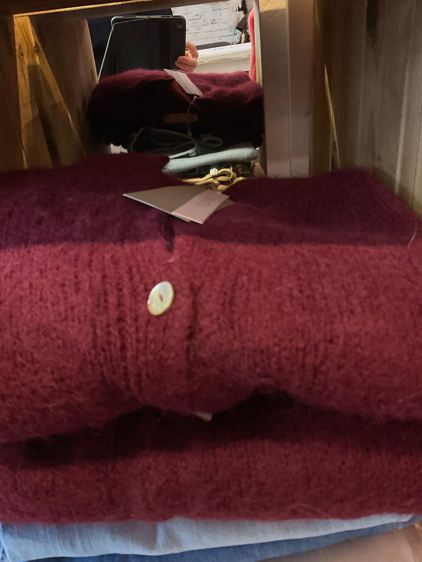 This weeks colours Marta cardigan