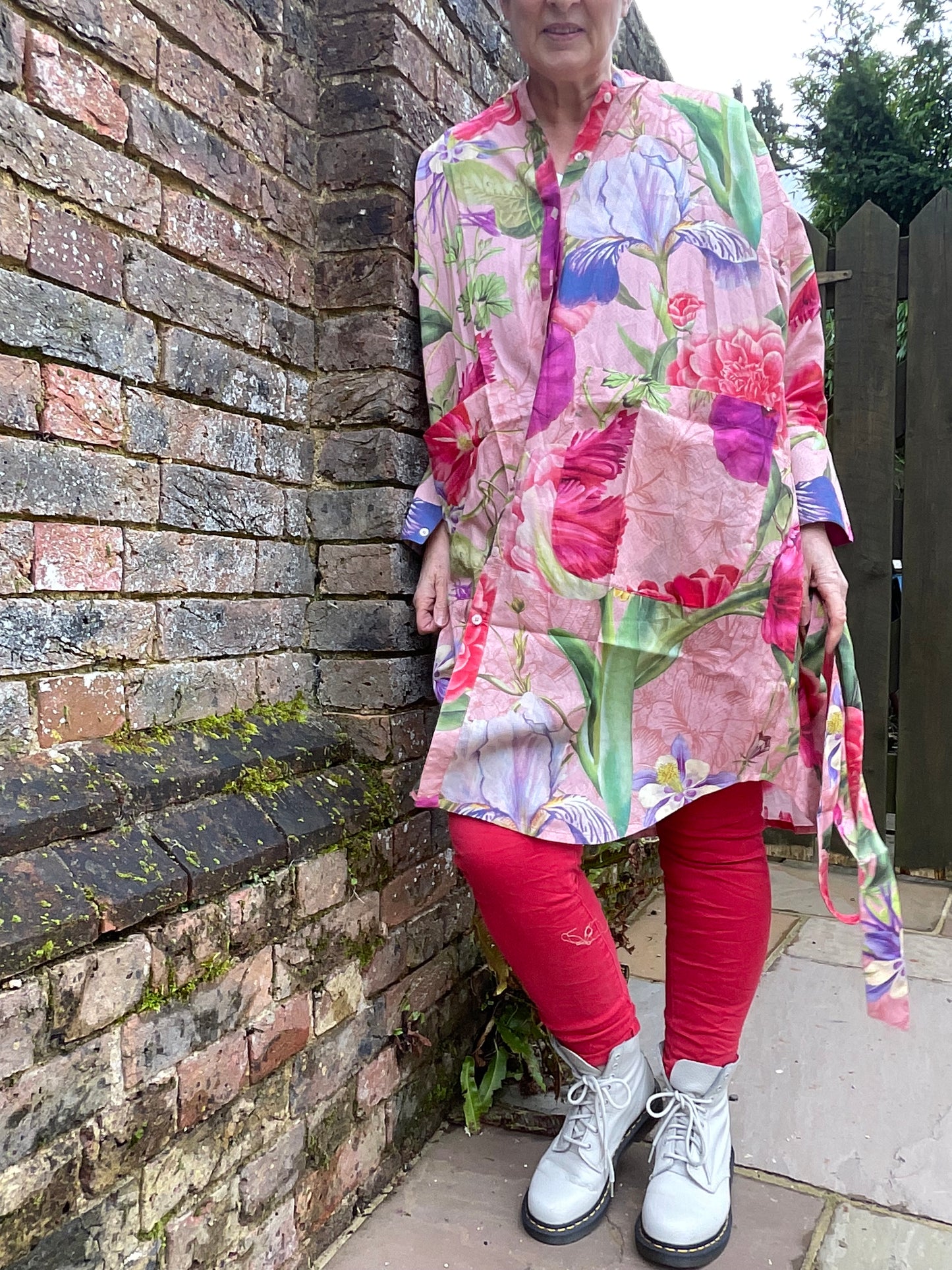 Petal shirt dress