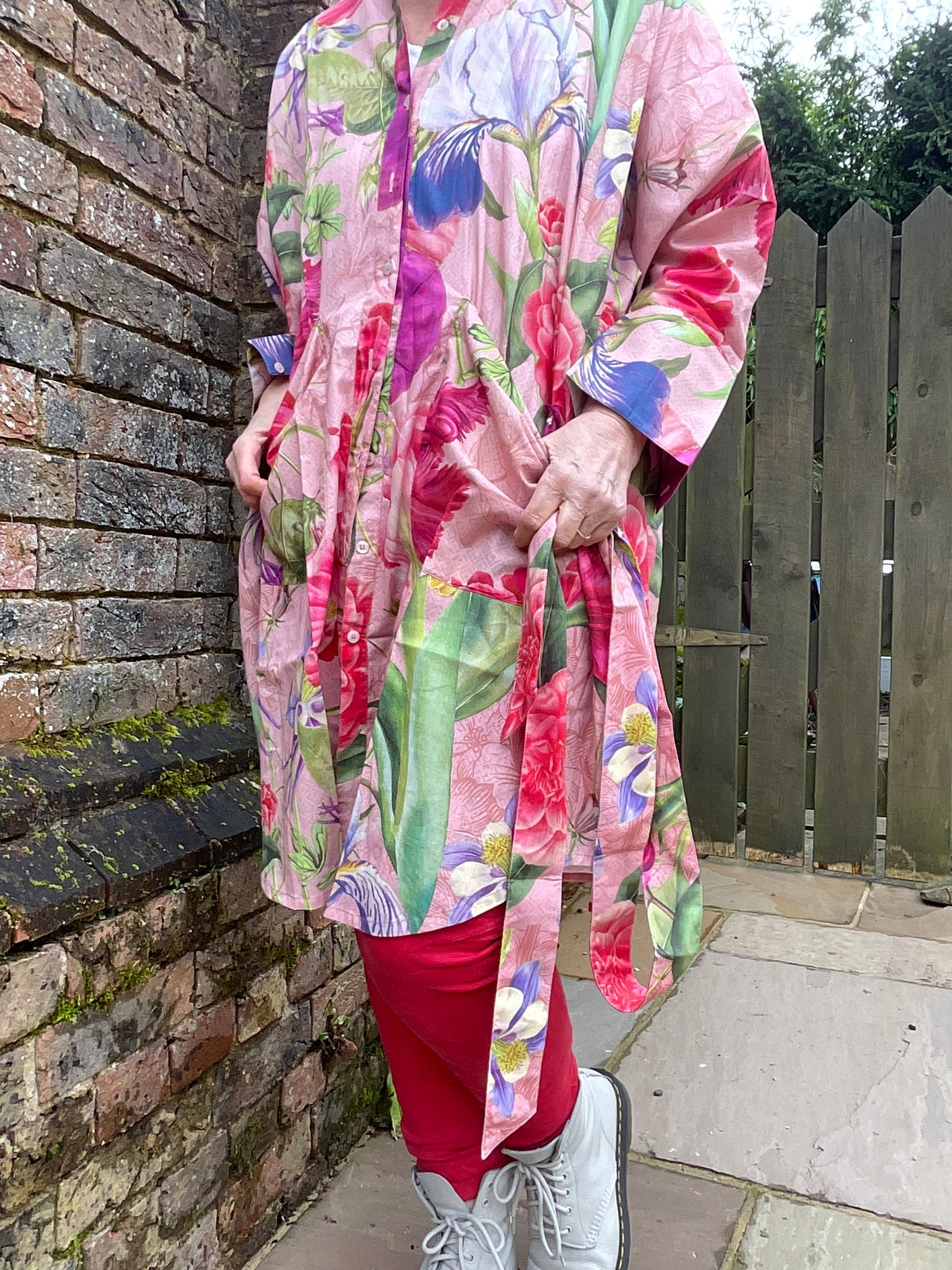 Petal shirt dress