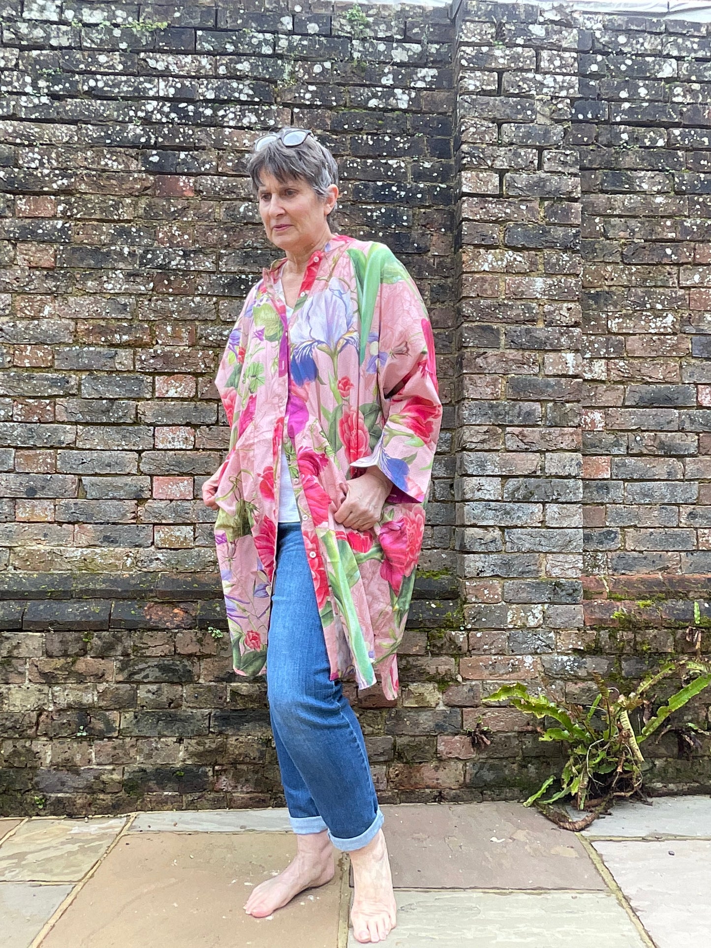 Petal shirt dress