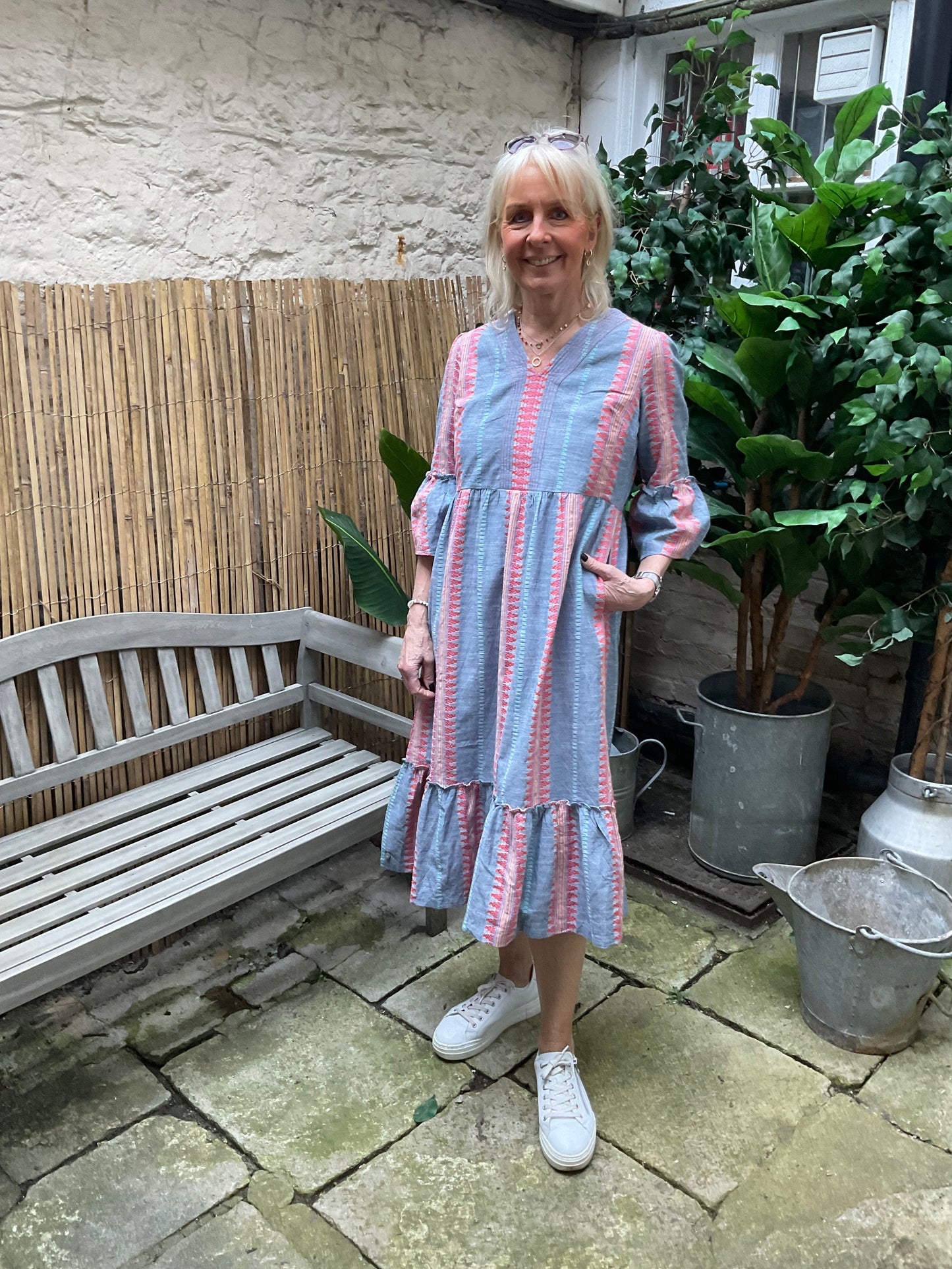 Shore cotton dress