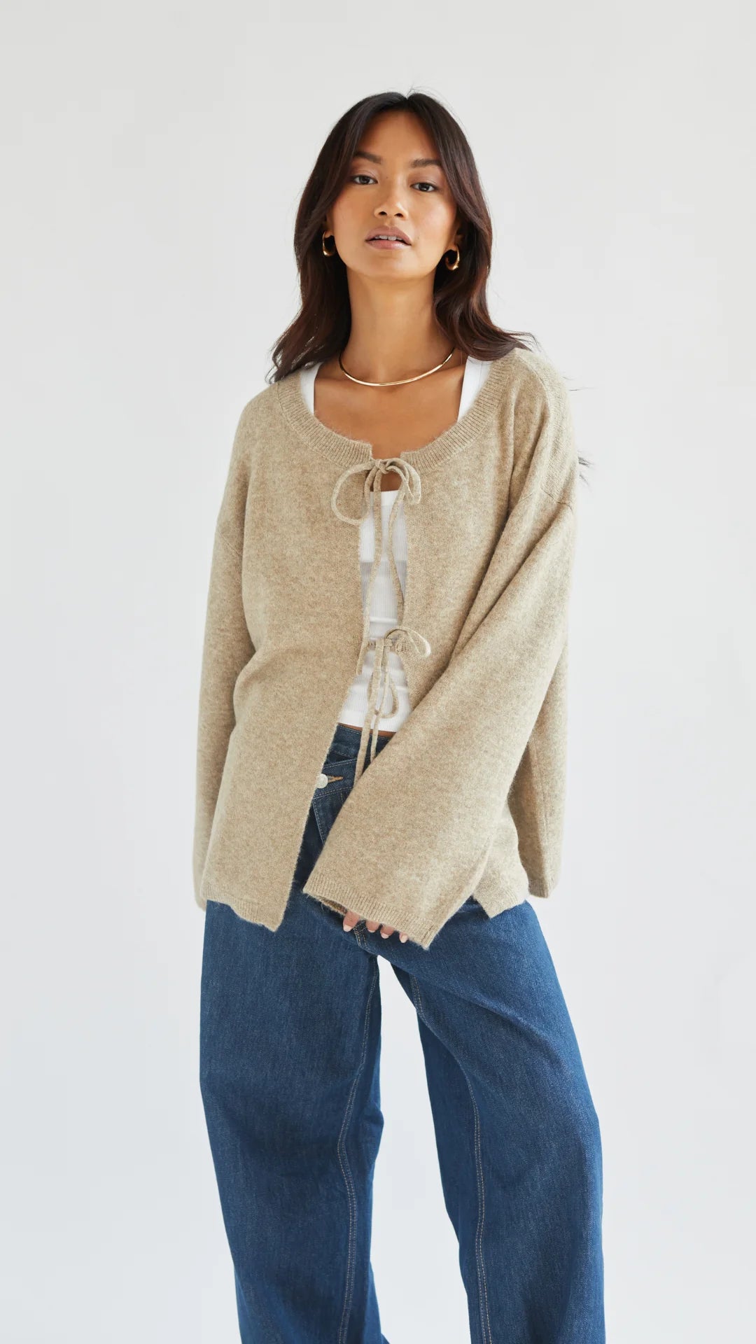 Charli London tie knit