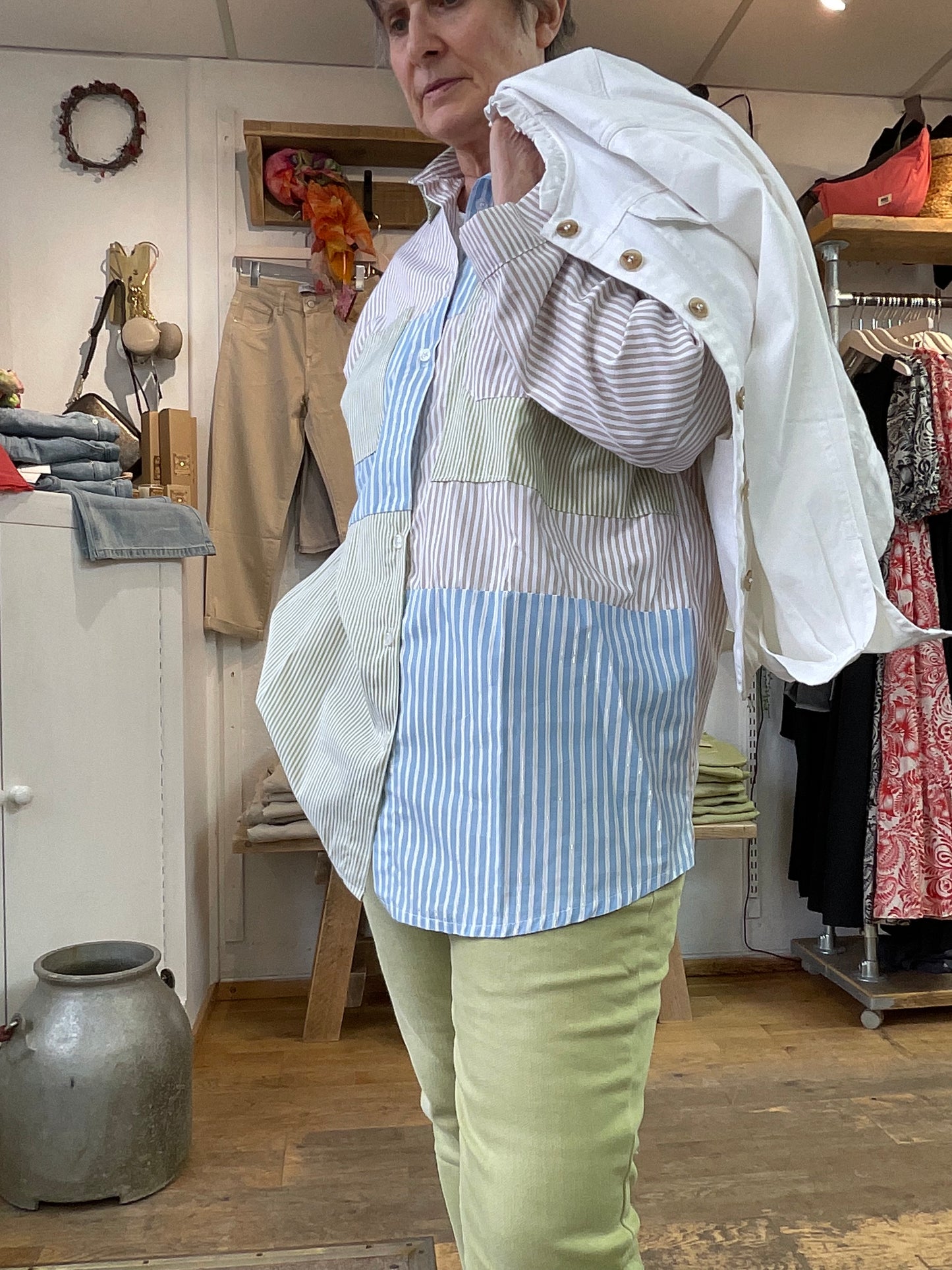 Martra Holly striped shirt