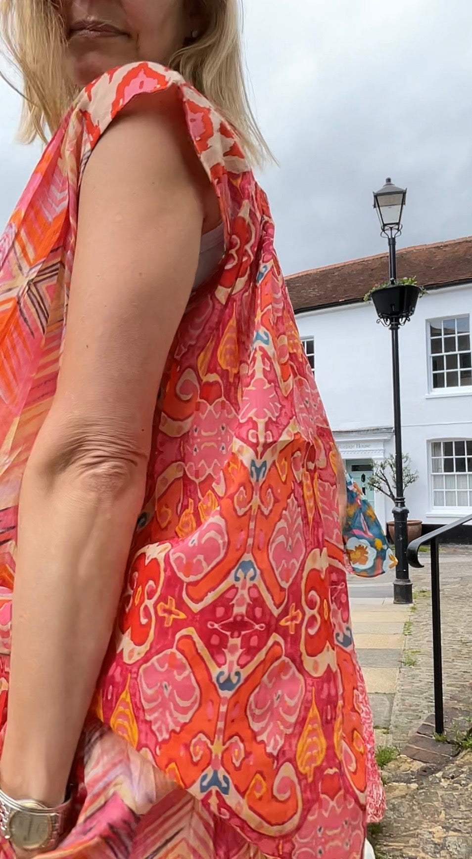 Pippa Fuchsia Printed Blouse