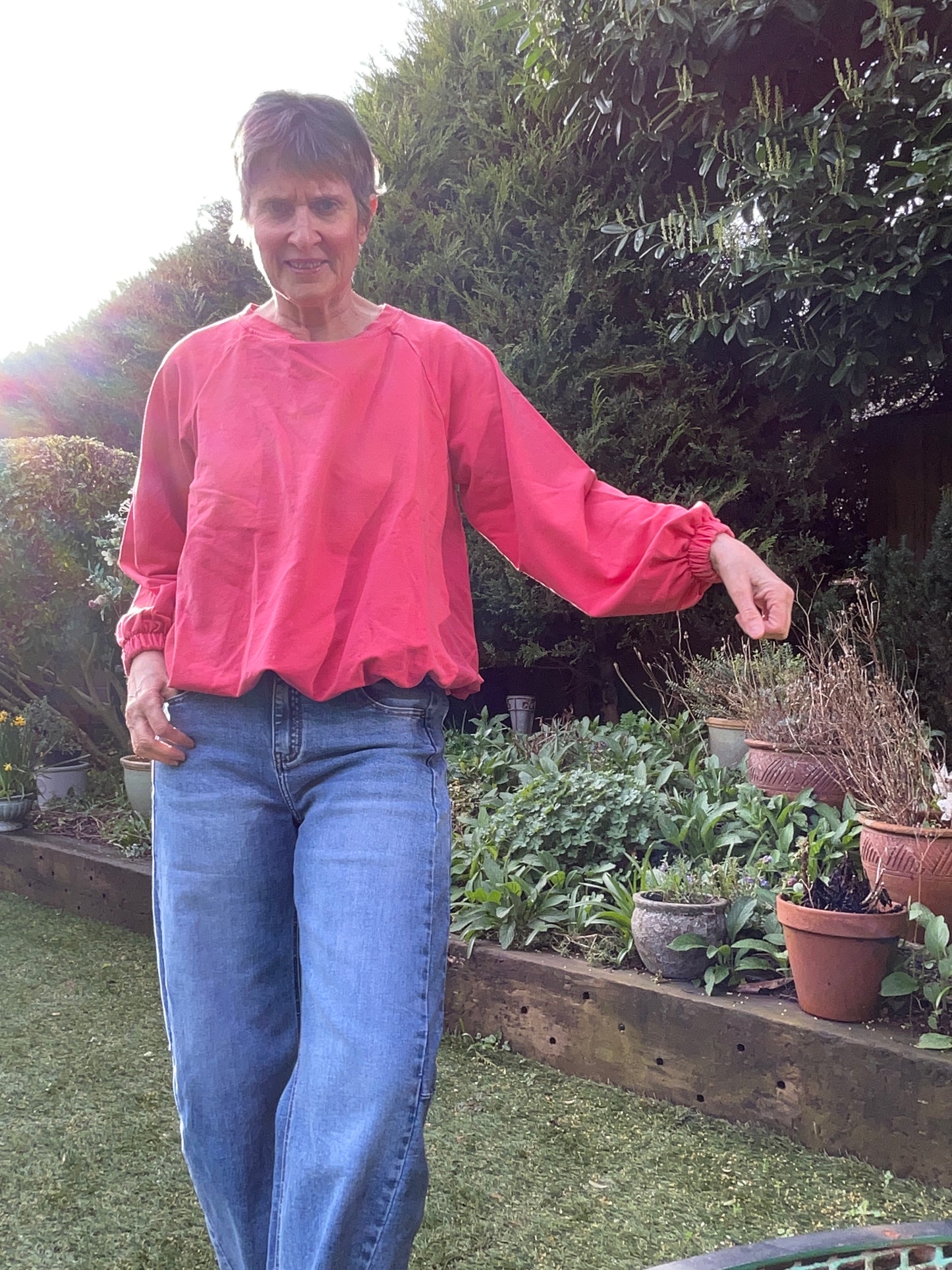 Celia Flame sweatshirt