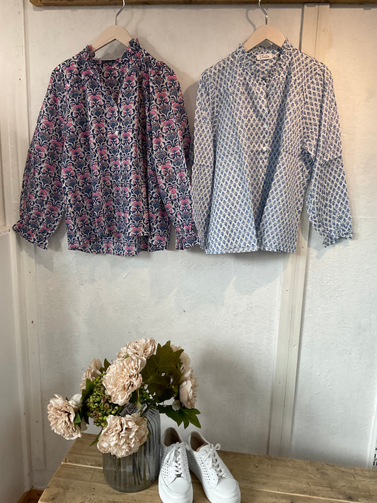 Olbia Ruffle Blouse ( Coming back soon)