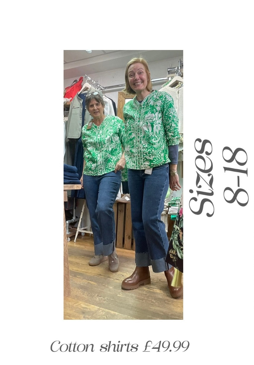 Wild flower floral print blouse