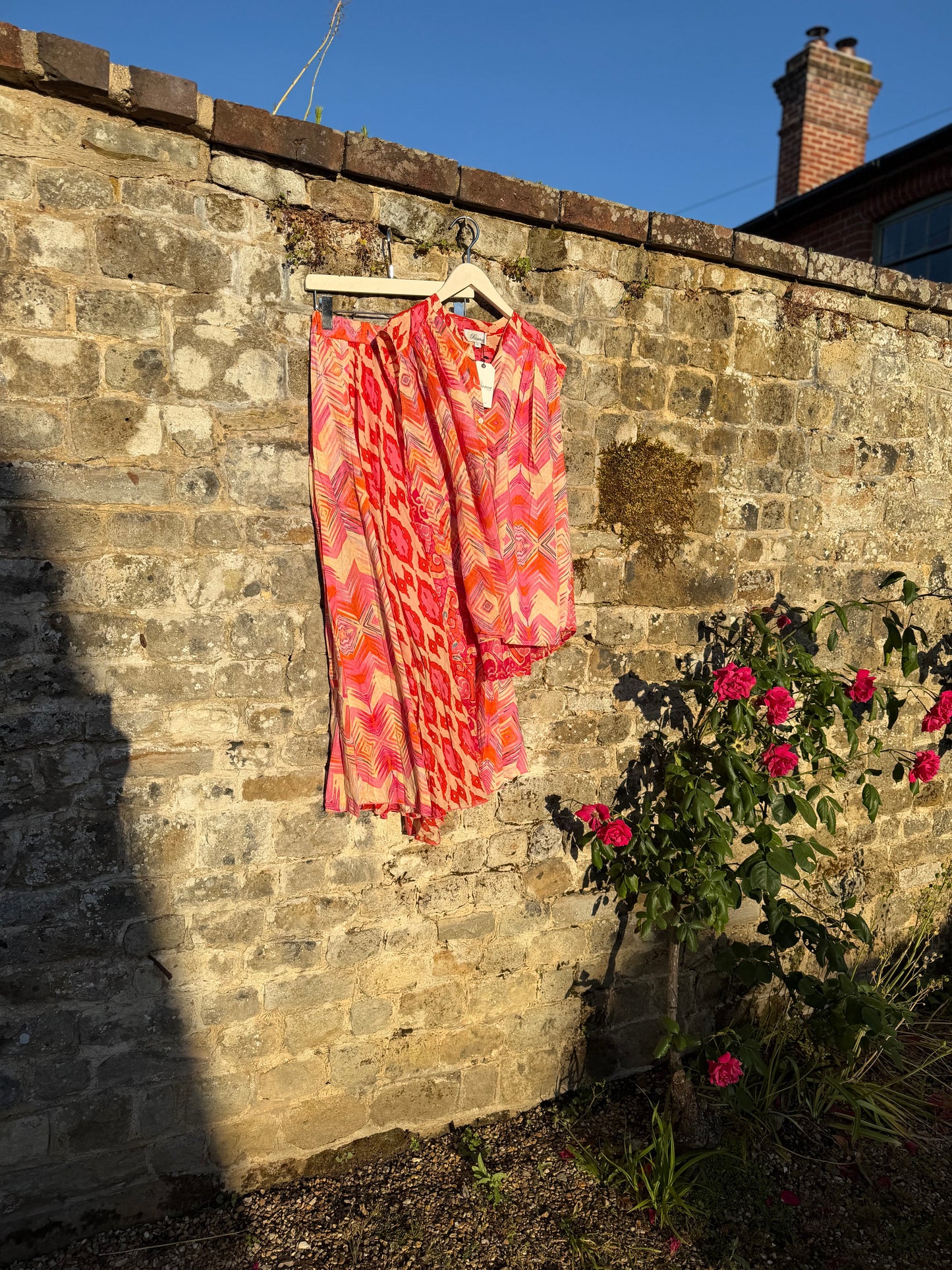 Fluer Combo Print Blouse