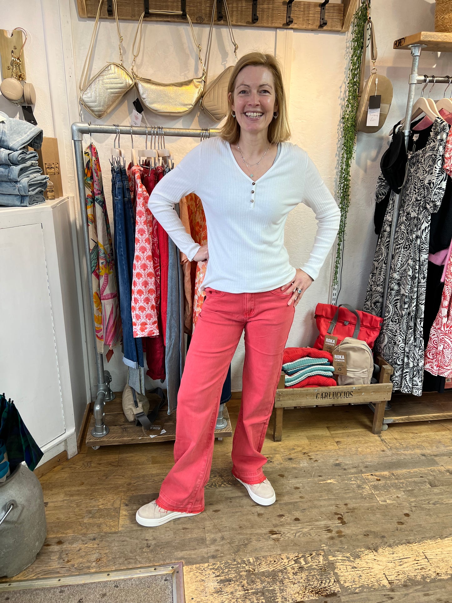 Flared jeans