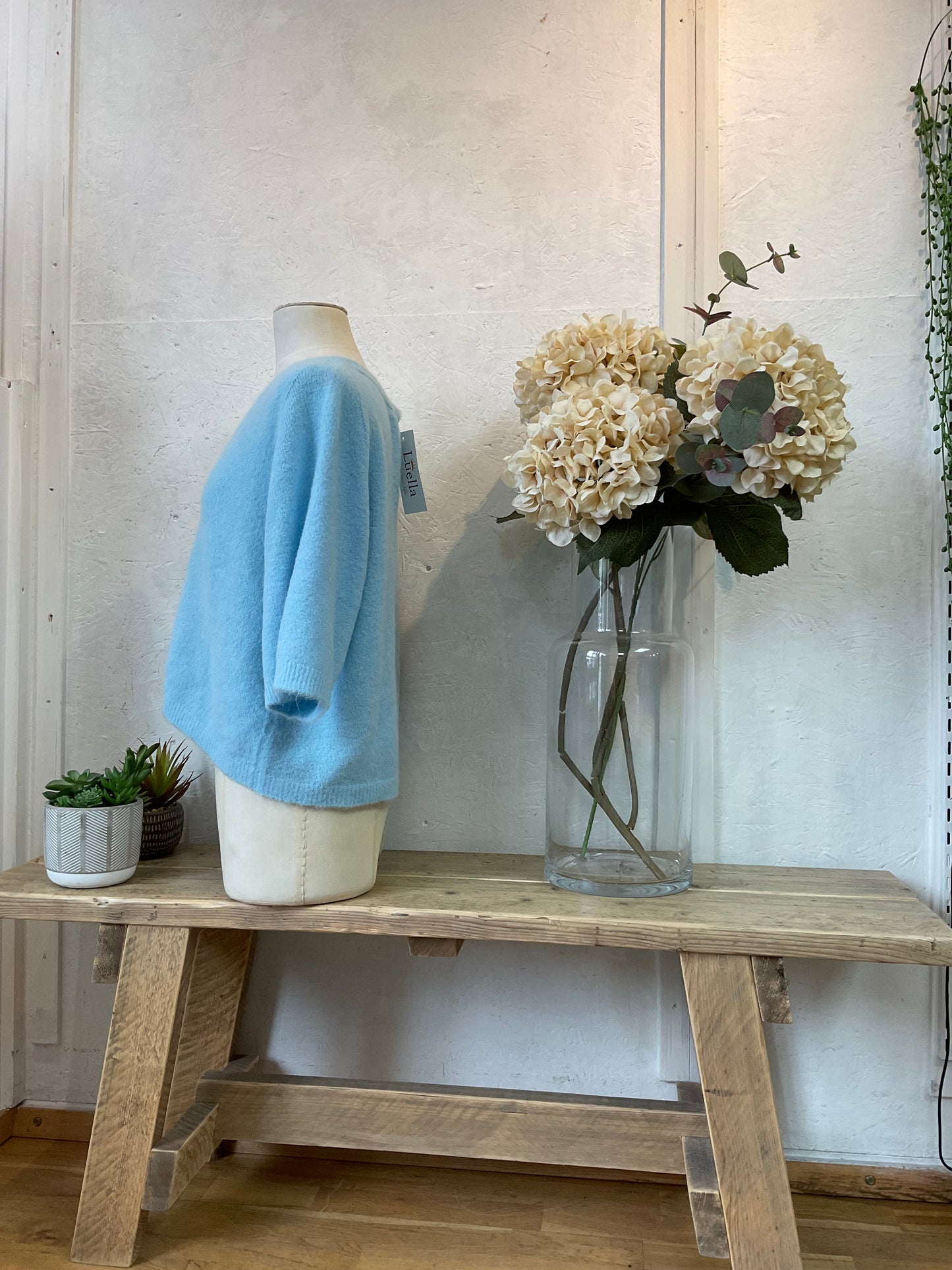 Luella pearl alpaca cardigan