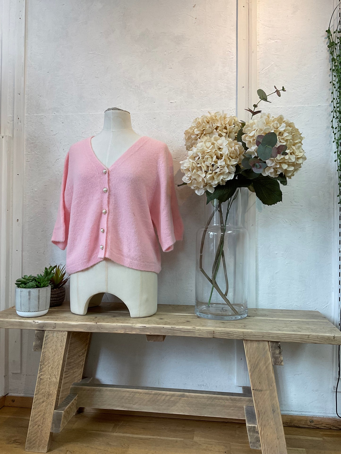 Luella pearl alpaca cardigan