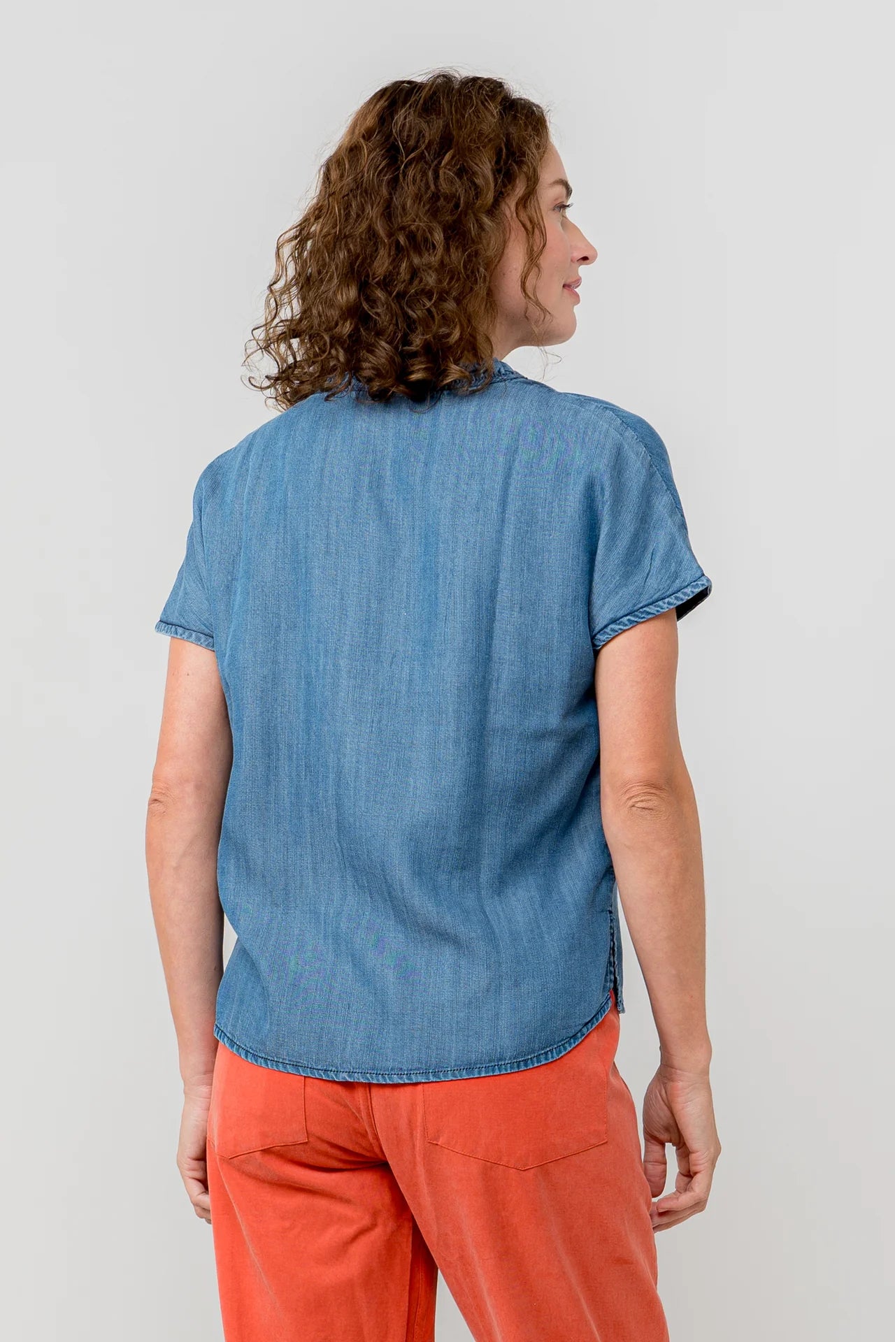 Zoe Tencel denim blouse