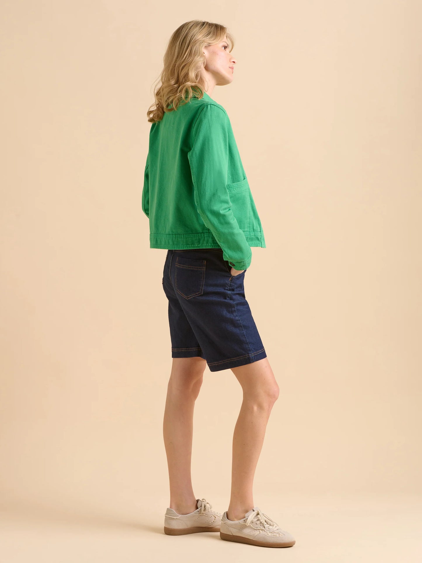 Boxy green jacket