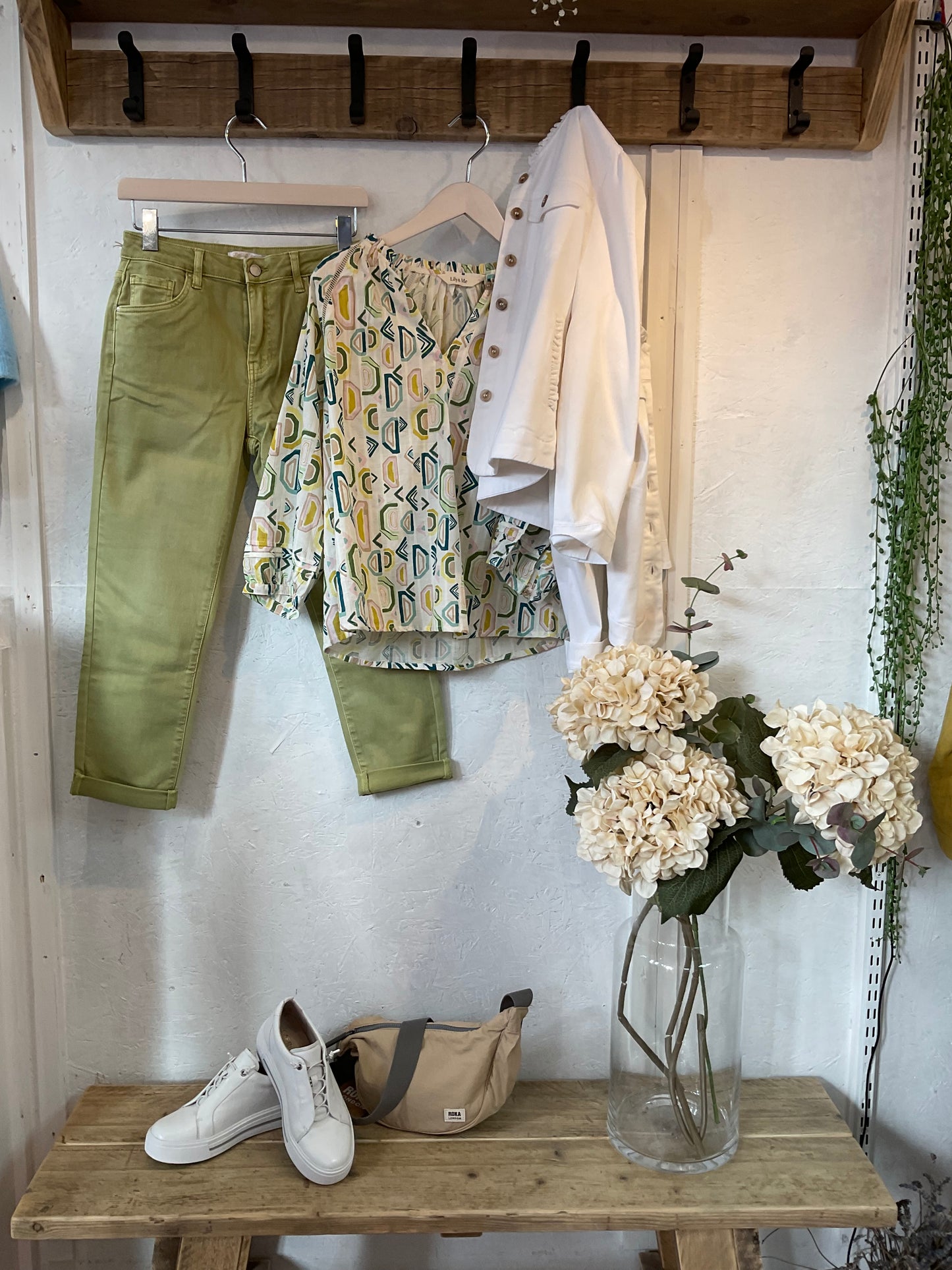 Linda pistachio boy friend jeans