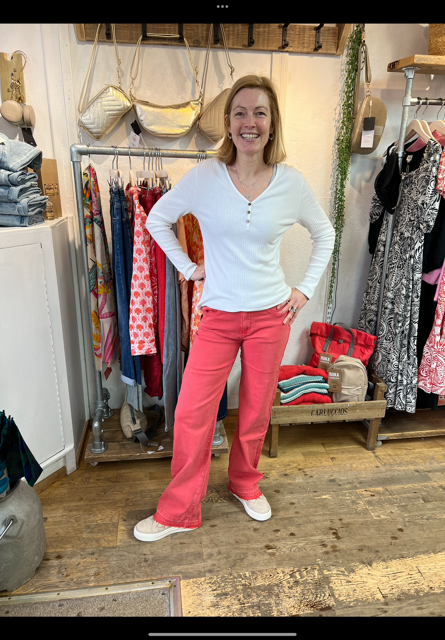 Flared jeans