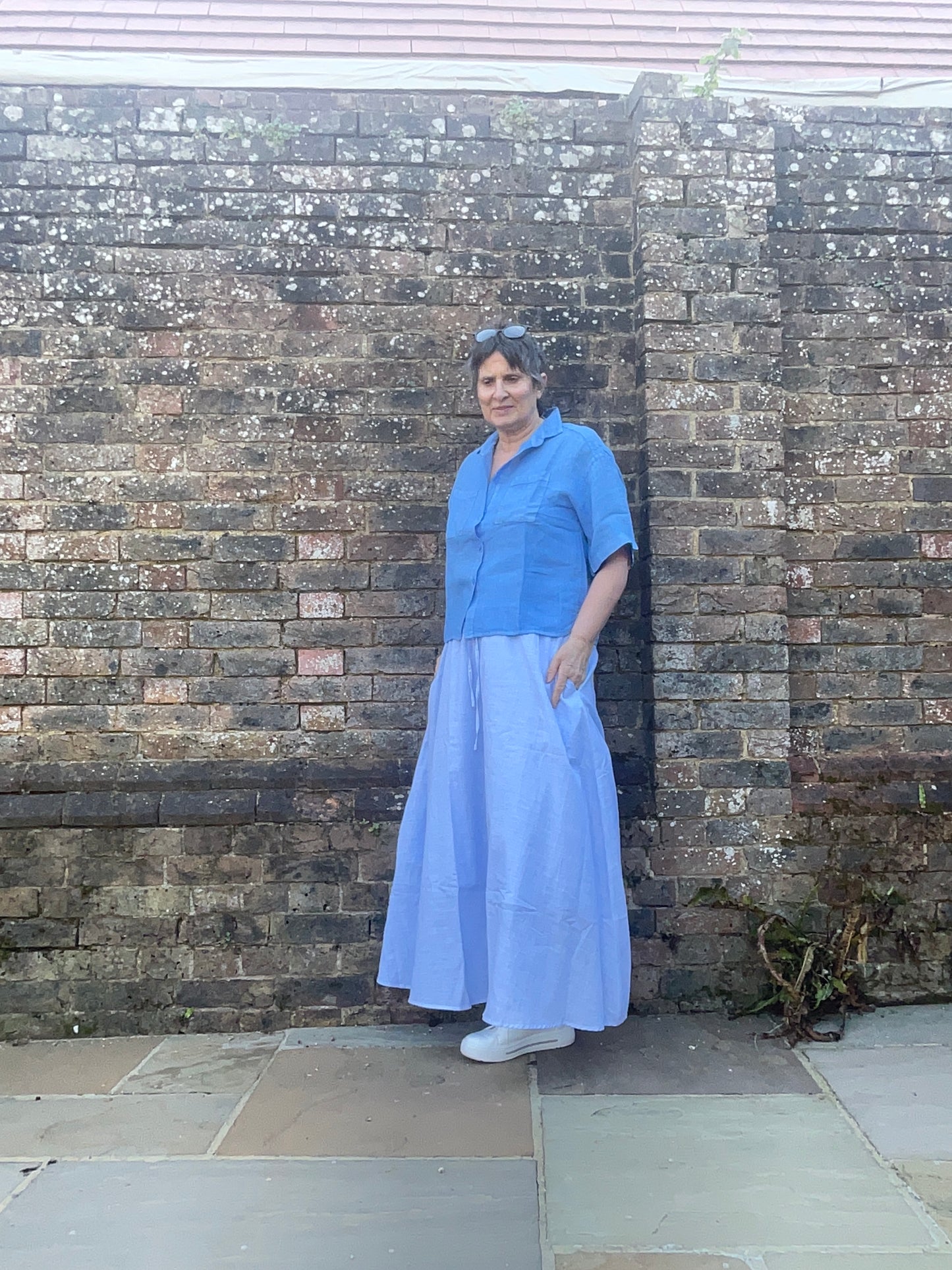 Libby linen shirt pockets 3 colours