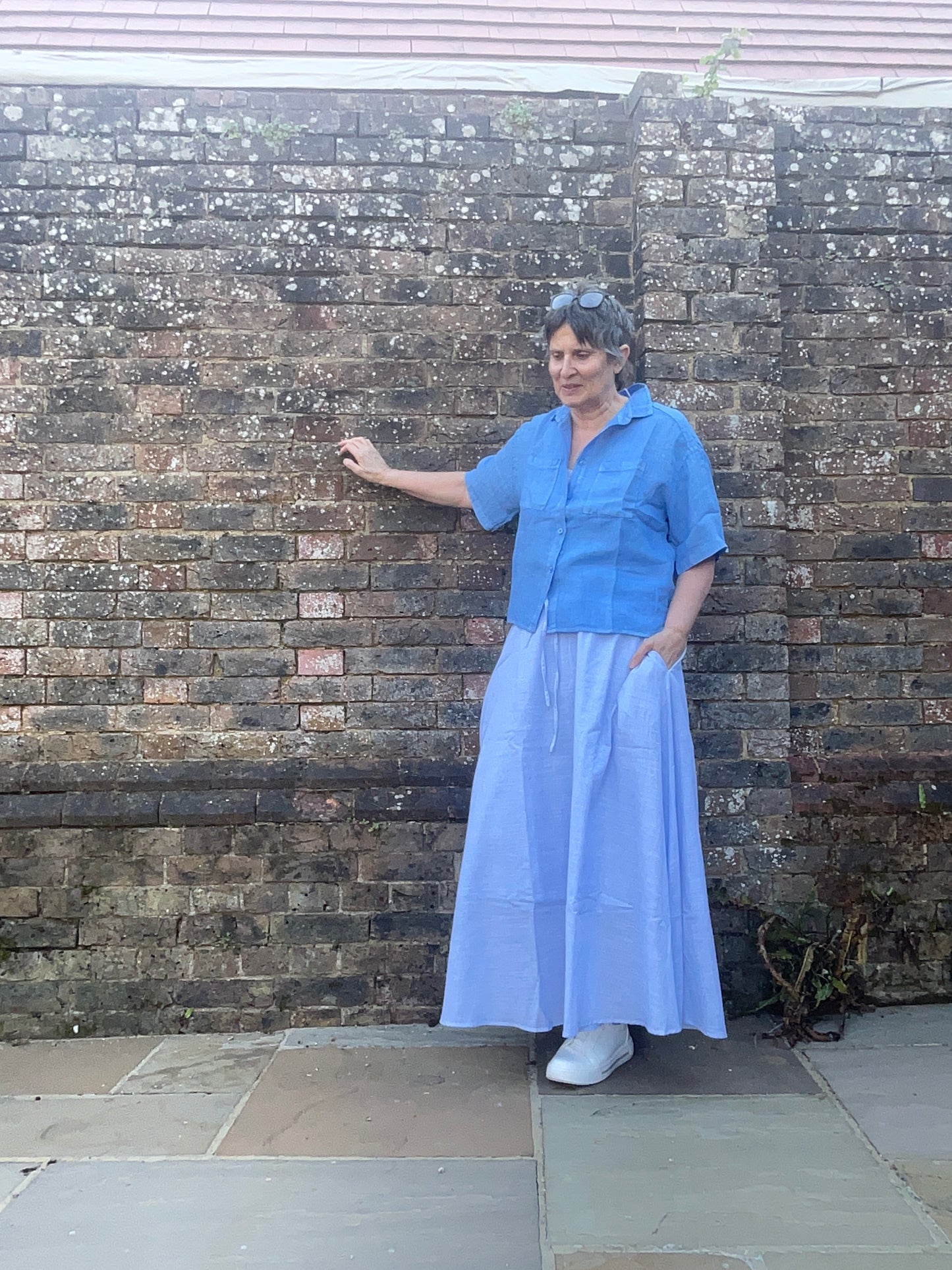 Libby linen shirt pockets 3 colours