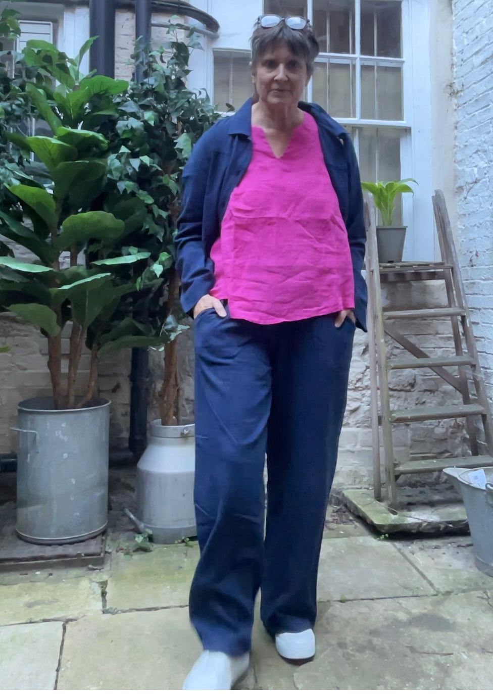Grace linen trousers
