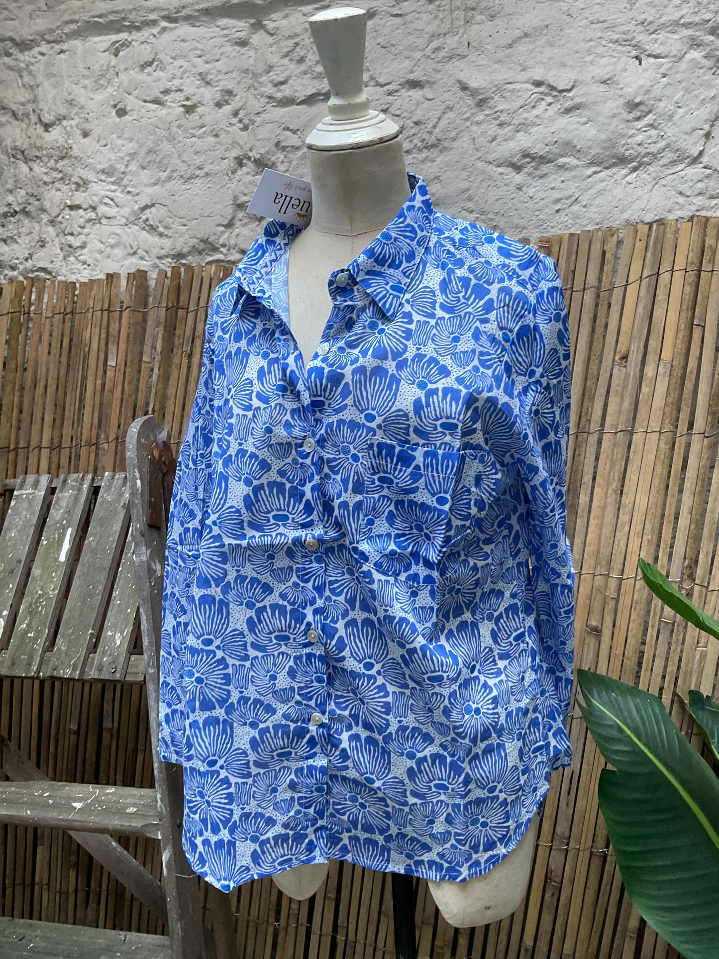 Kim cotton print shirts