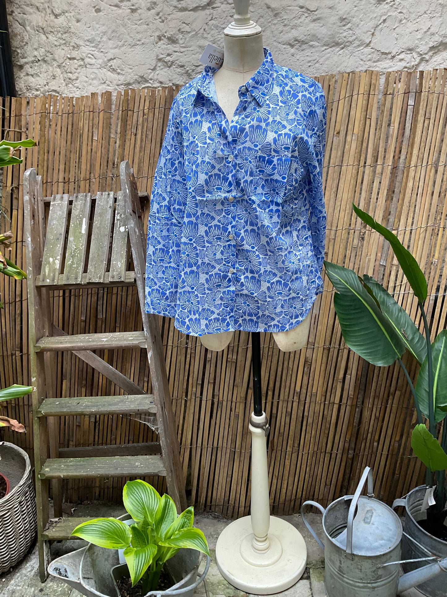 Kim cotton print shirts