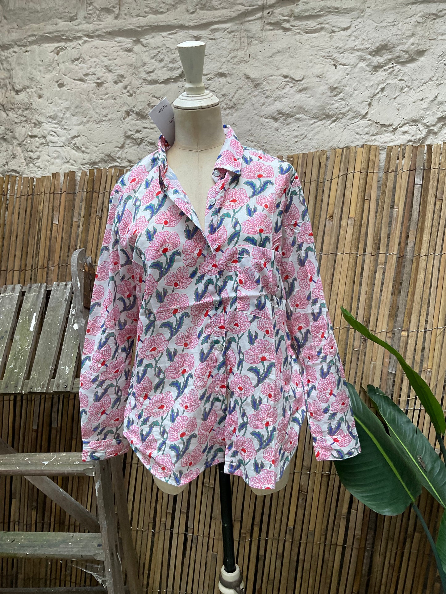 Sinatra cotton blouse pink