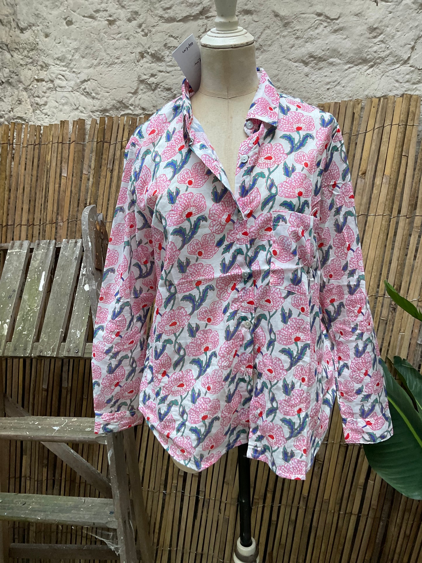 Sinatra cotton blouse pink