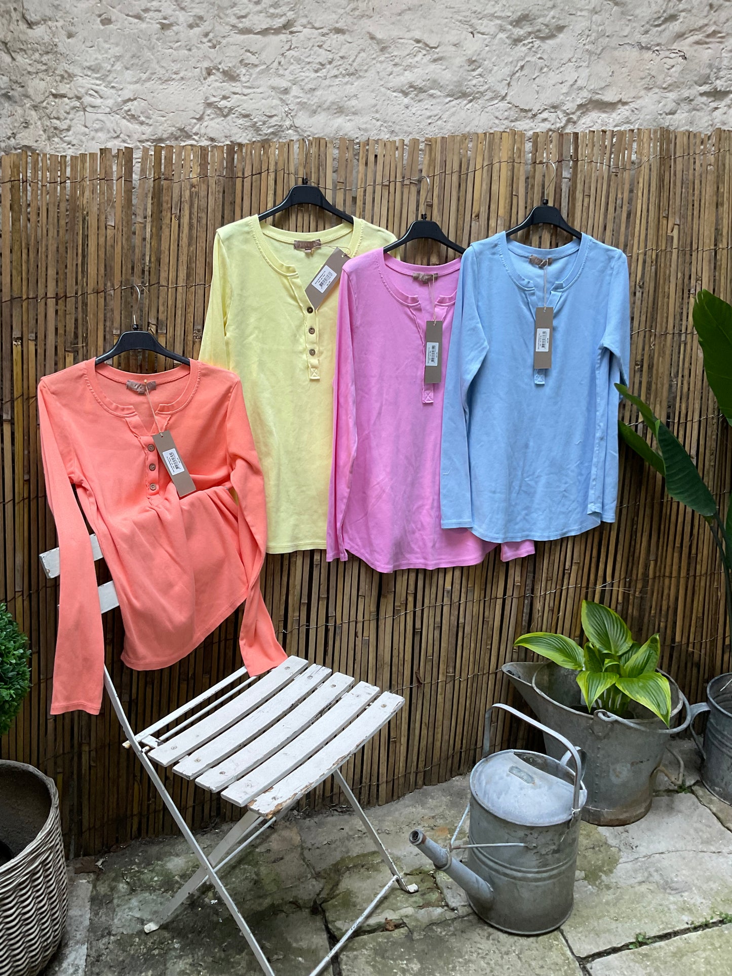 Abbie cotton top - 4 colours
