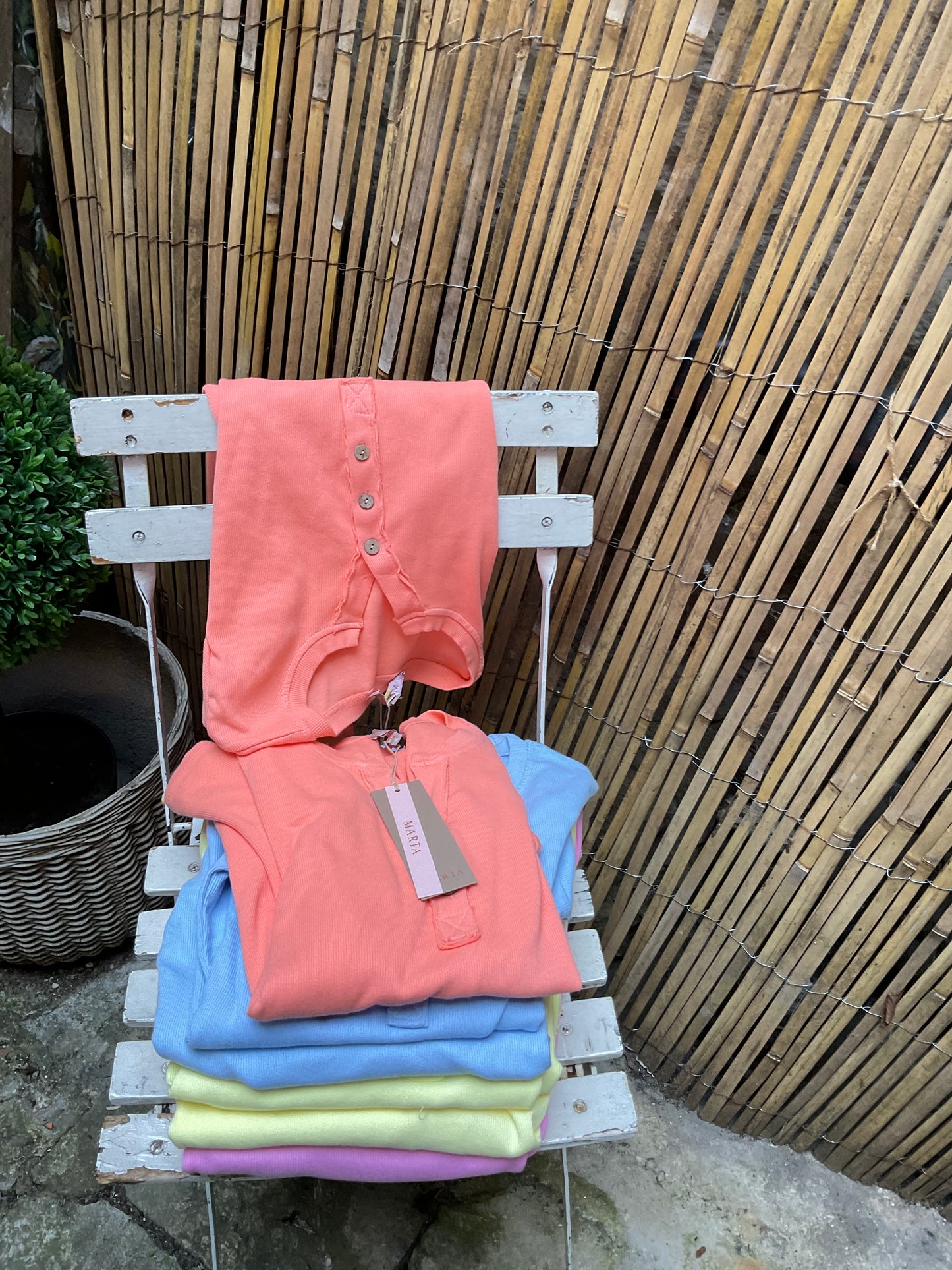 Abbie cotton top - 4 colours