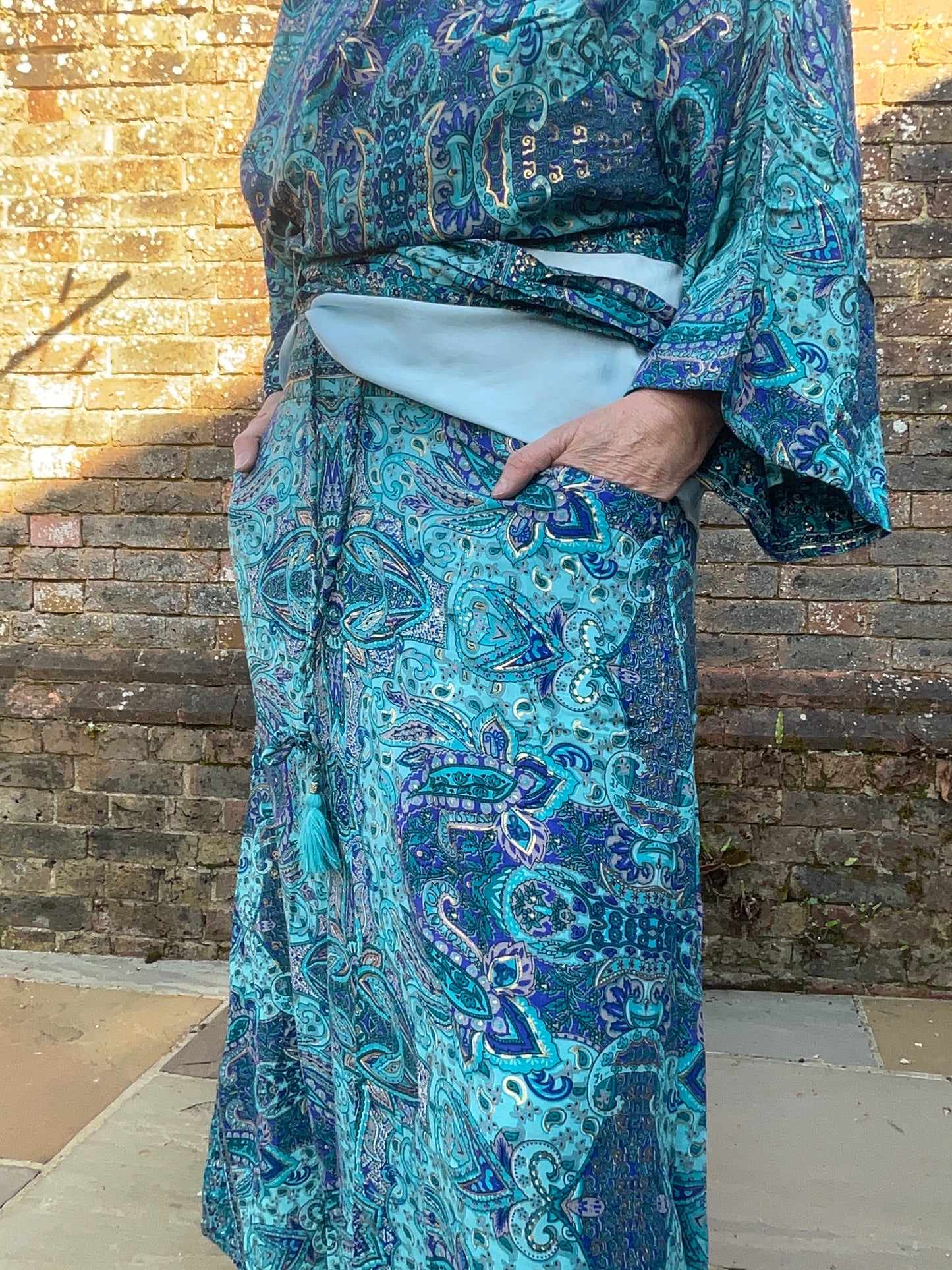 Clara long pocket skirt