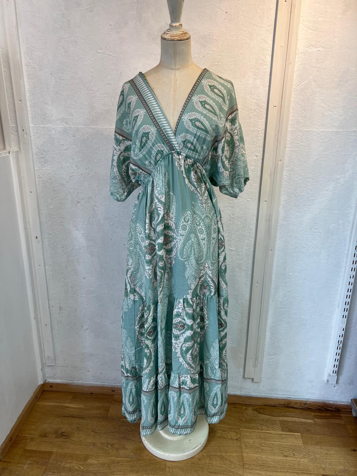 Delilah Paisley Viscose Dress (4 Colours)