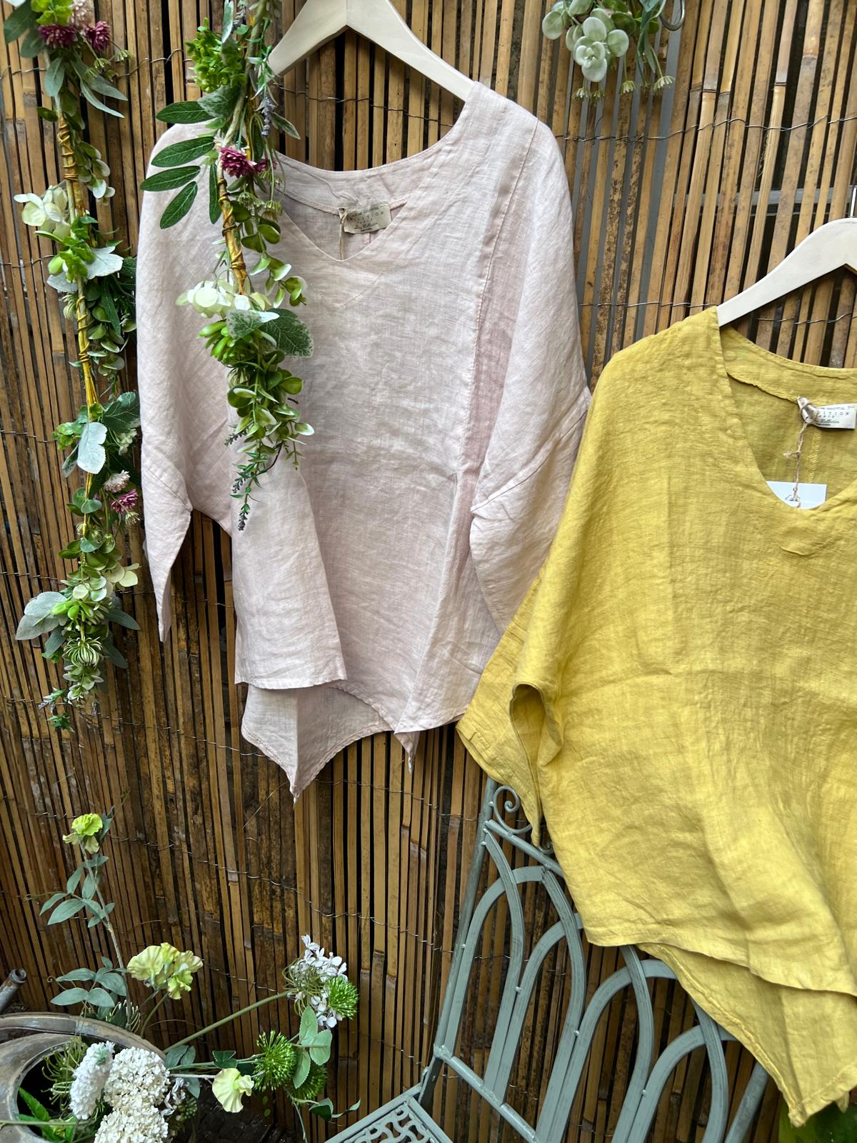 Betty Linen Blouse (2 Colours)