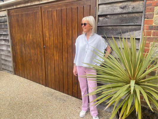 Becky Check Blouse