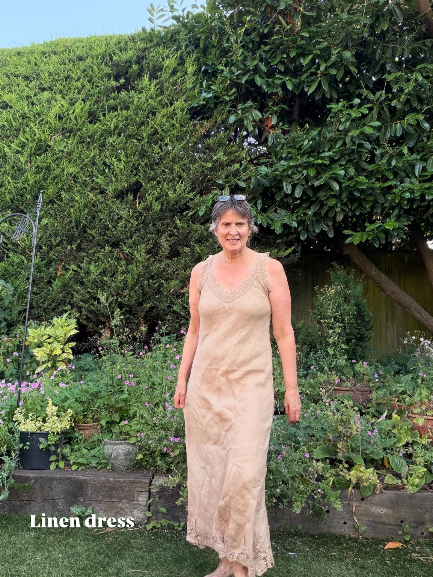 Trinny Linen Dress ( shop stock )